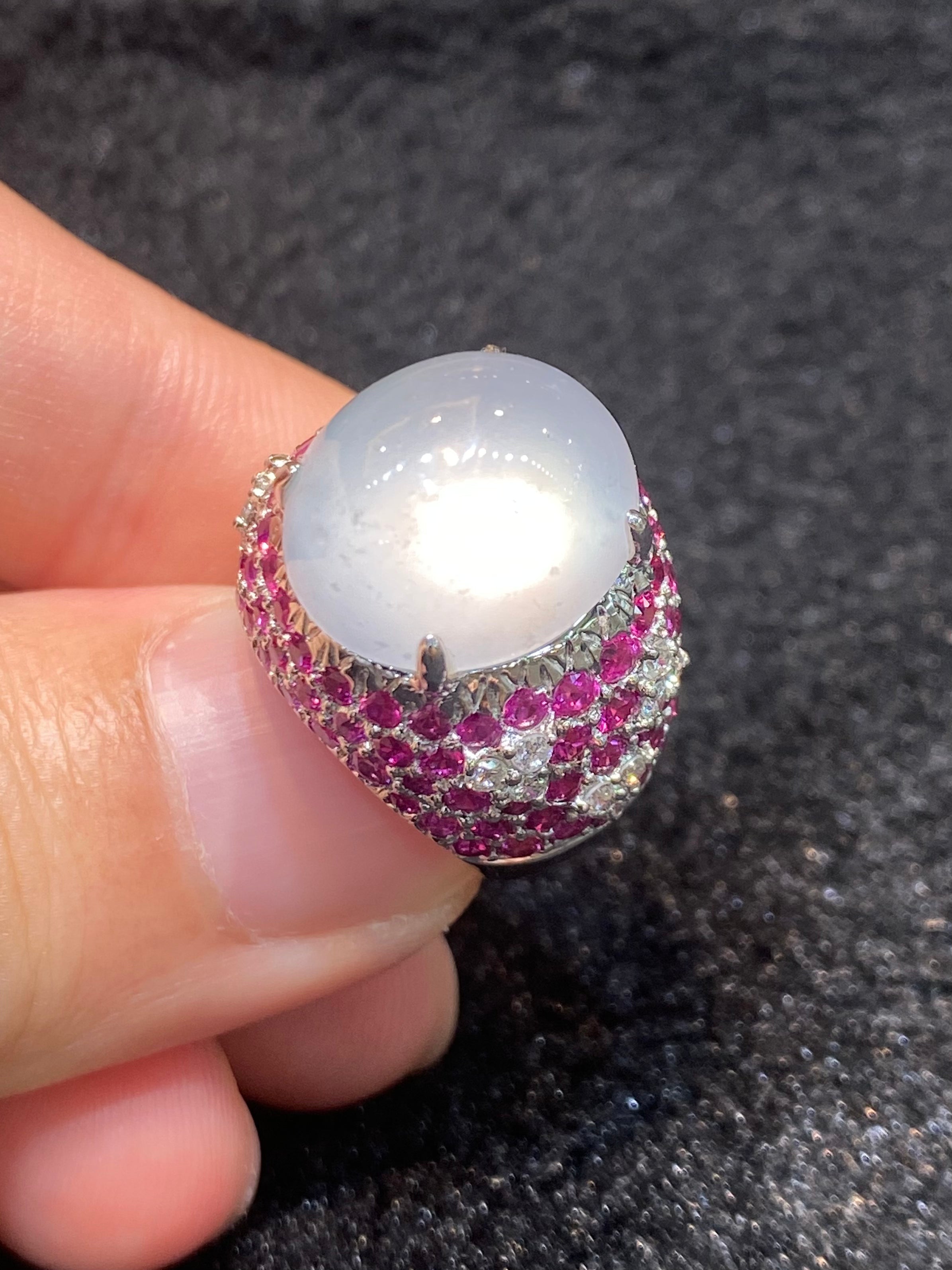 Natural Type A Icy Jadeite Ring - Genuine Jade Stone Jewelry for Women, Elegant Green Gemstone Ring for Everyday Wear & Special Occasions