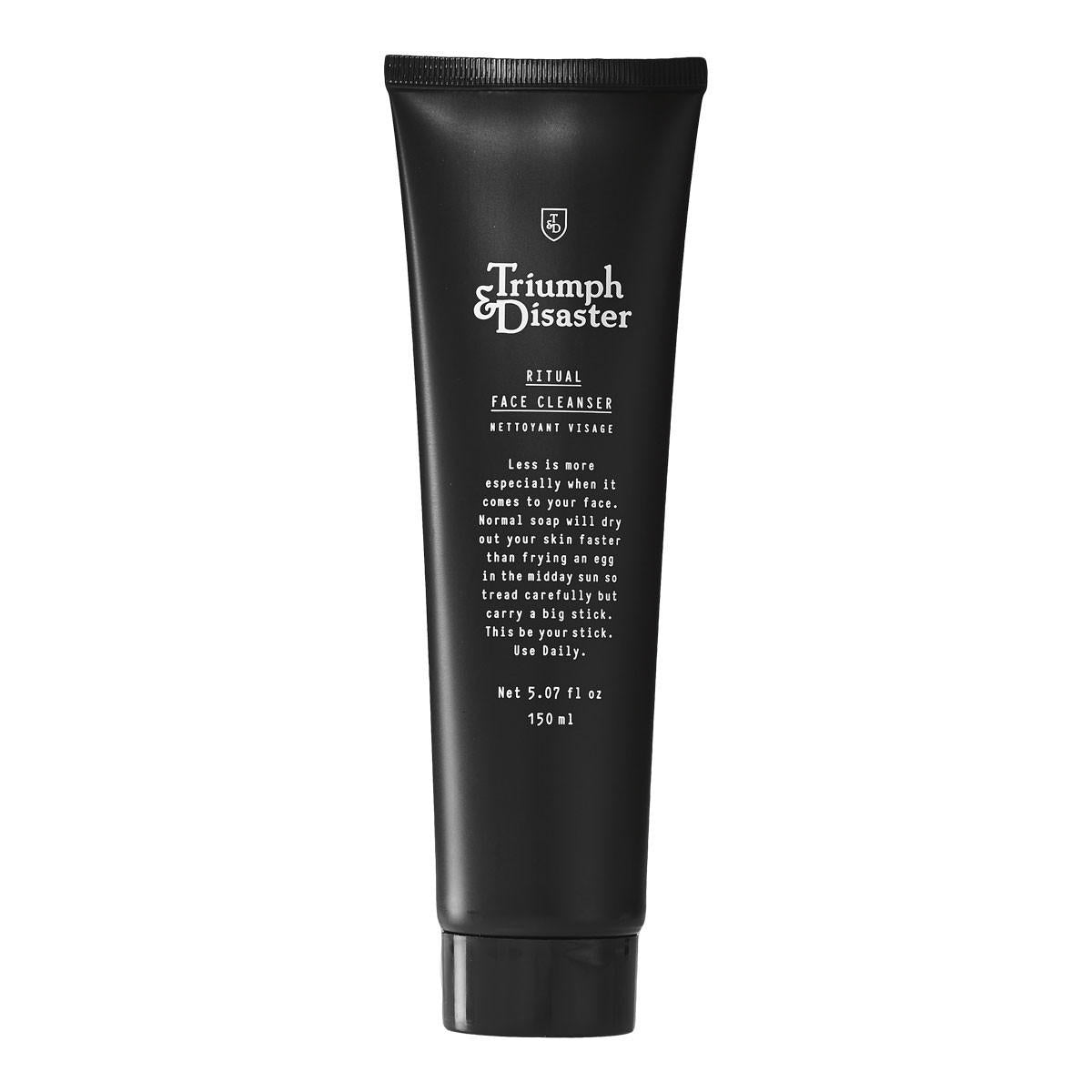 Trumph & Disaster Ritual Face Cleanser for Men - Natural Facial Cleansing Gel for Acne & Oily Skin - Daily Skincare Routine for Clear & Healthy Skin - Perfect for Gym, Travel & Morning Routine