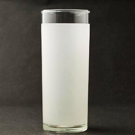 12 oz Frosted Clear Lip Zombie Glass - Perfect for Halloween Parties, Themed Events & Unique Drinkware Collections