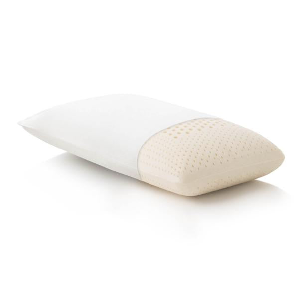 Malouf Zoned Natural Talalay™ Latex Pillow for Side & Back Sleepers - Hypoallergenic & Pressure Relief Bed Pillow for Neck Support - Perfect for Home, Travel & Guest Rooms