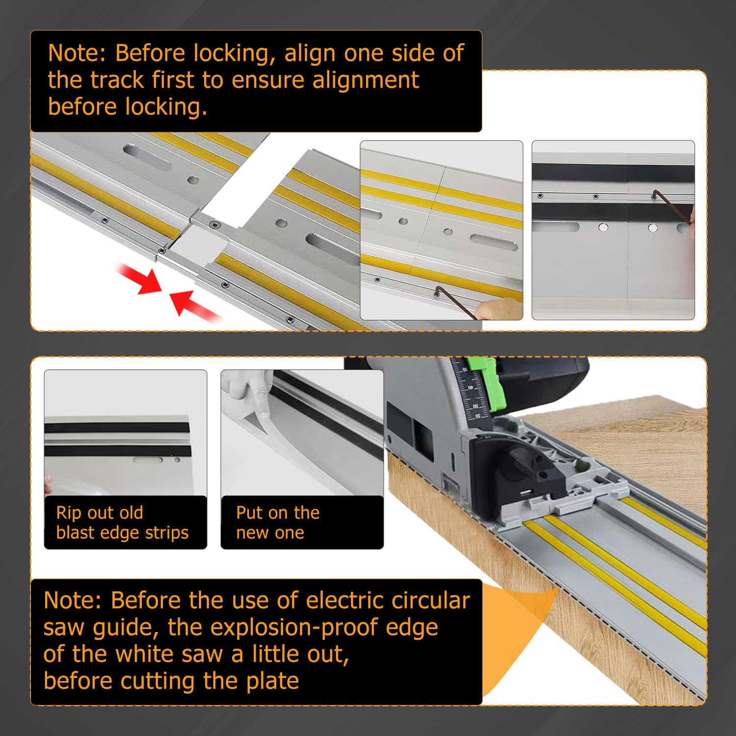 Festool TS-55/75 Track Saw Guide Rail Kit - 110