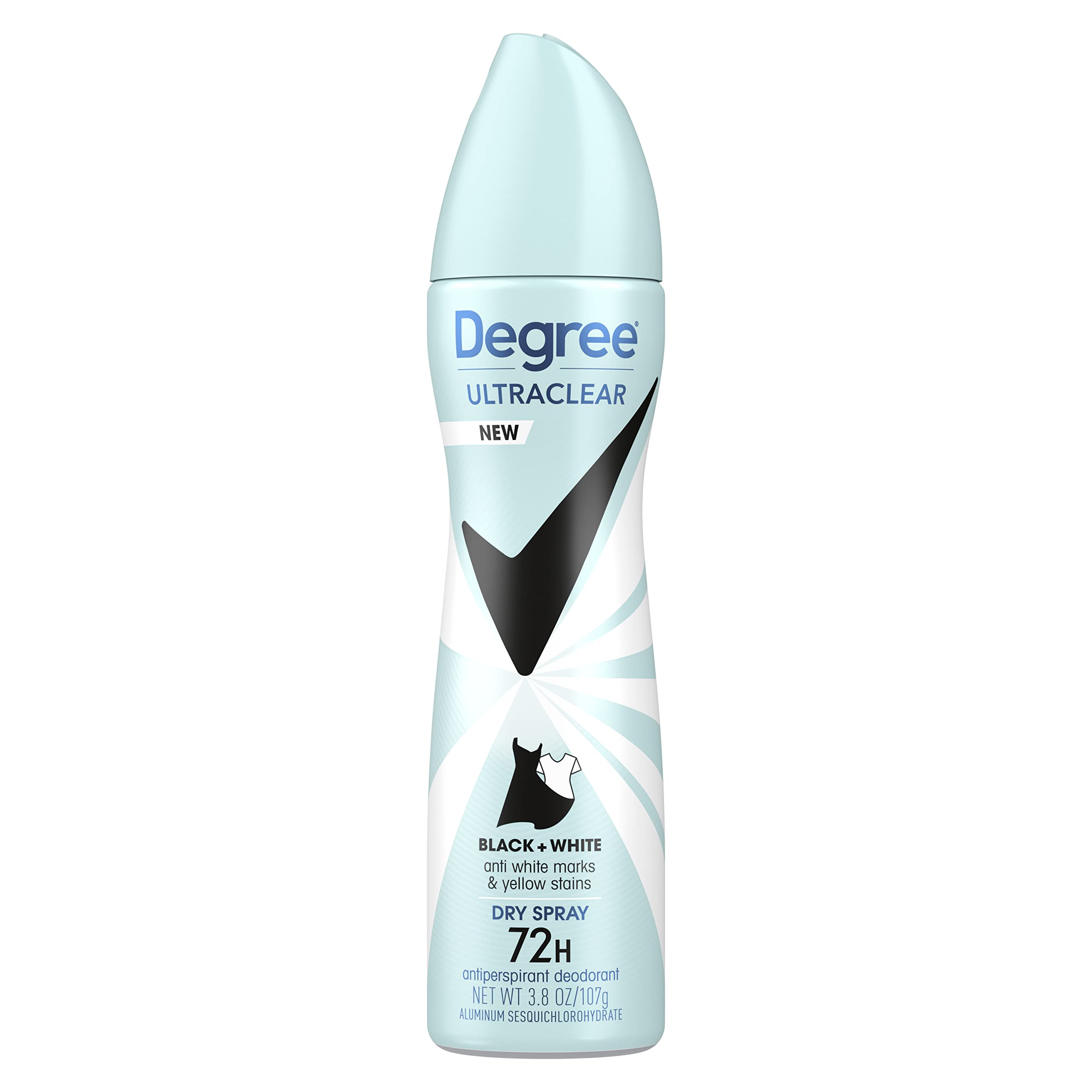 Degree Ultraclear Women's Antiperspirant Deodorant Dry Spray - 48-Hour Odor & Wetness Protection, Invisible Finish - Perfect for Gym, Work & Everyday Freshness
