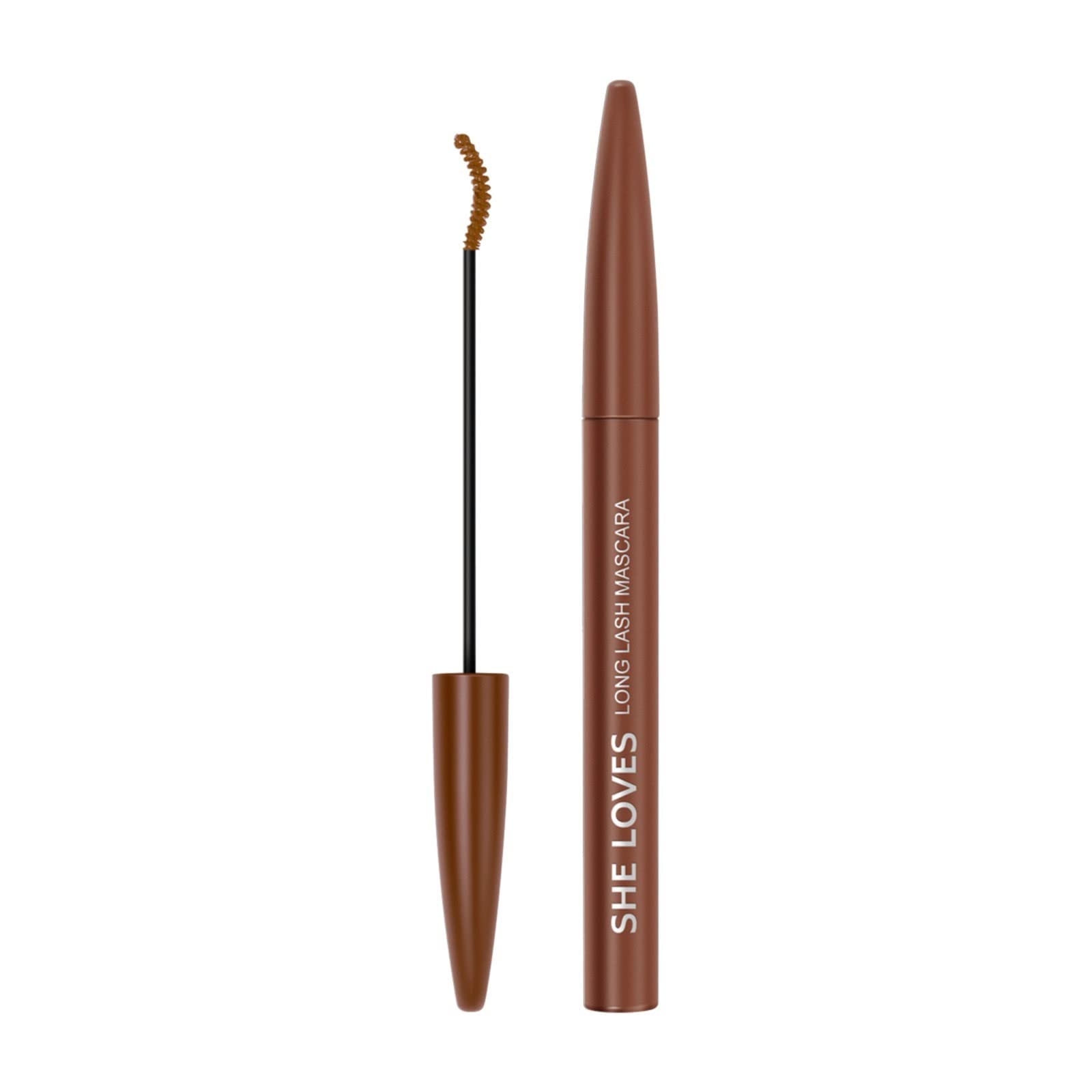 Silk Fiber Lash Mascara - Waterproof, Smudge-Proof, Clump-Free for Thicker & Longer Lashes | Natural Look, All-Day Wear | Perfect for Daily Use, Special Occasions & Sensitive Eyes (Color: C, One Size)