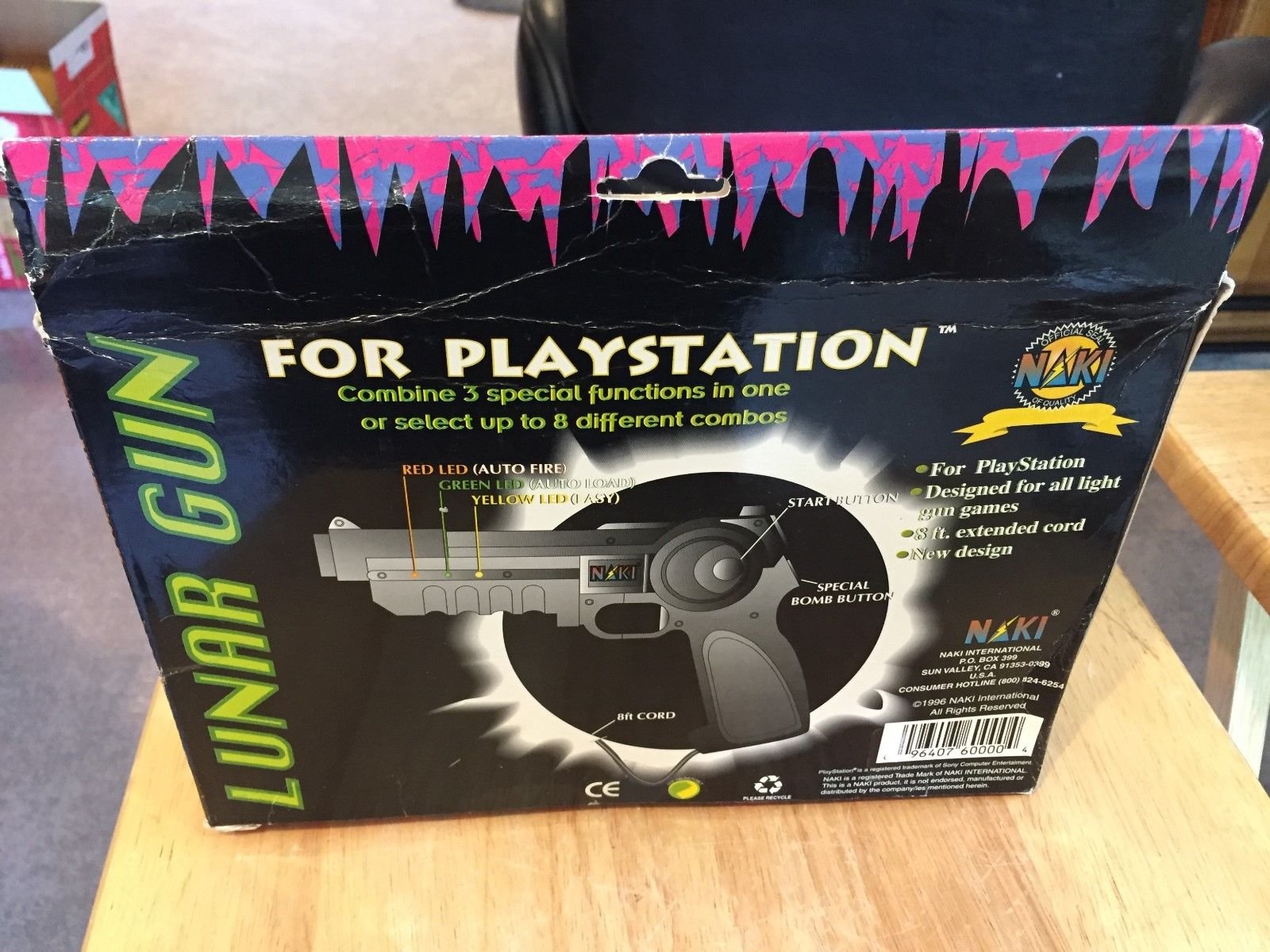 Lunar Gun for PlayStation 5 | Wireless Gaming Controller with Ergonomic Design - Perfect for FPS, Racing & Action Games