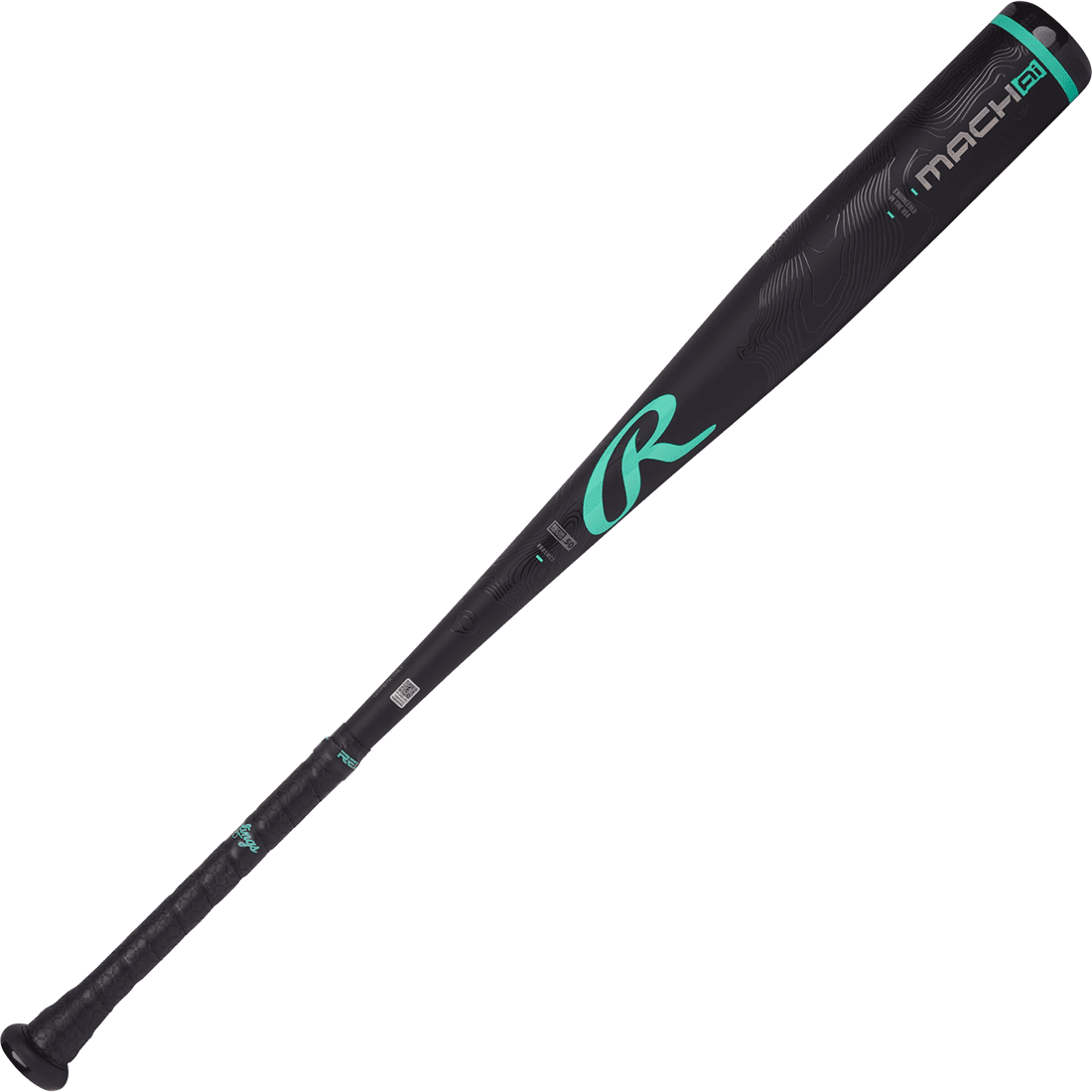 2025 Rawlings Mach AI (3) BBCOR Baseball Bat - RBB5MC3 | High Performance Aluminum Alloy Bat for Power Hitters | Perfect for Competitive Games & Training Sessions