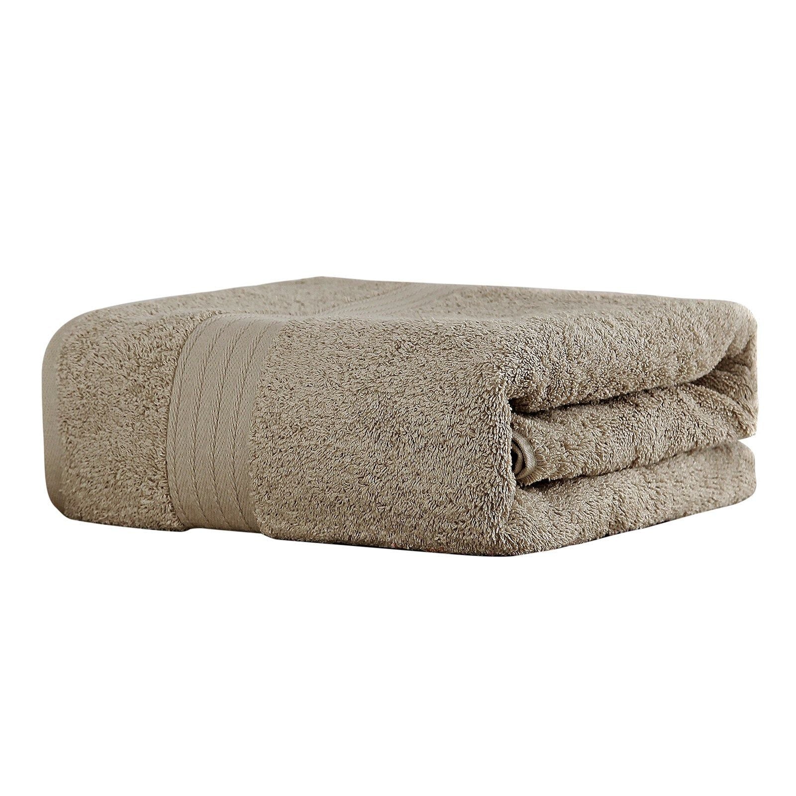 Premium Extra Large Bath Sheet Towel 89x178cm (35x70 Inches) - Ultra Soft & Absorbent Sandstone Color - Luxury Spa & Beach Towel for Bathroom, Pool, Gym & Travel