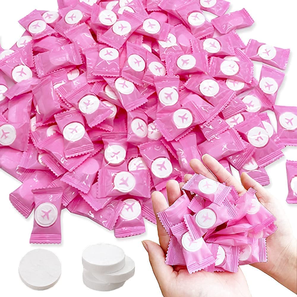 BSBDA Compressed Towels Disposable Portable Face Towels - 50 Pack Mini Cotton Tablet Wipes for Travel, Camping, Hiking, Sports, Gym, Beauty Salon & Home Use | Quick-Dry, Soft & Hygienic for Face, Hands & Body Cleaning