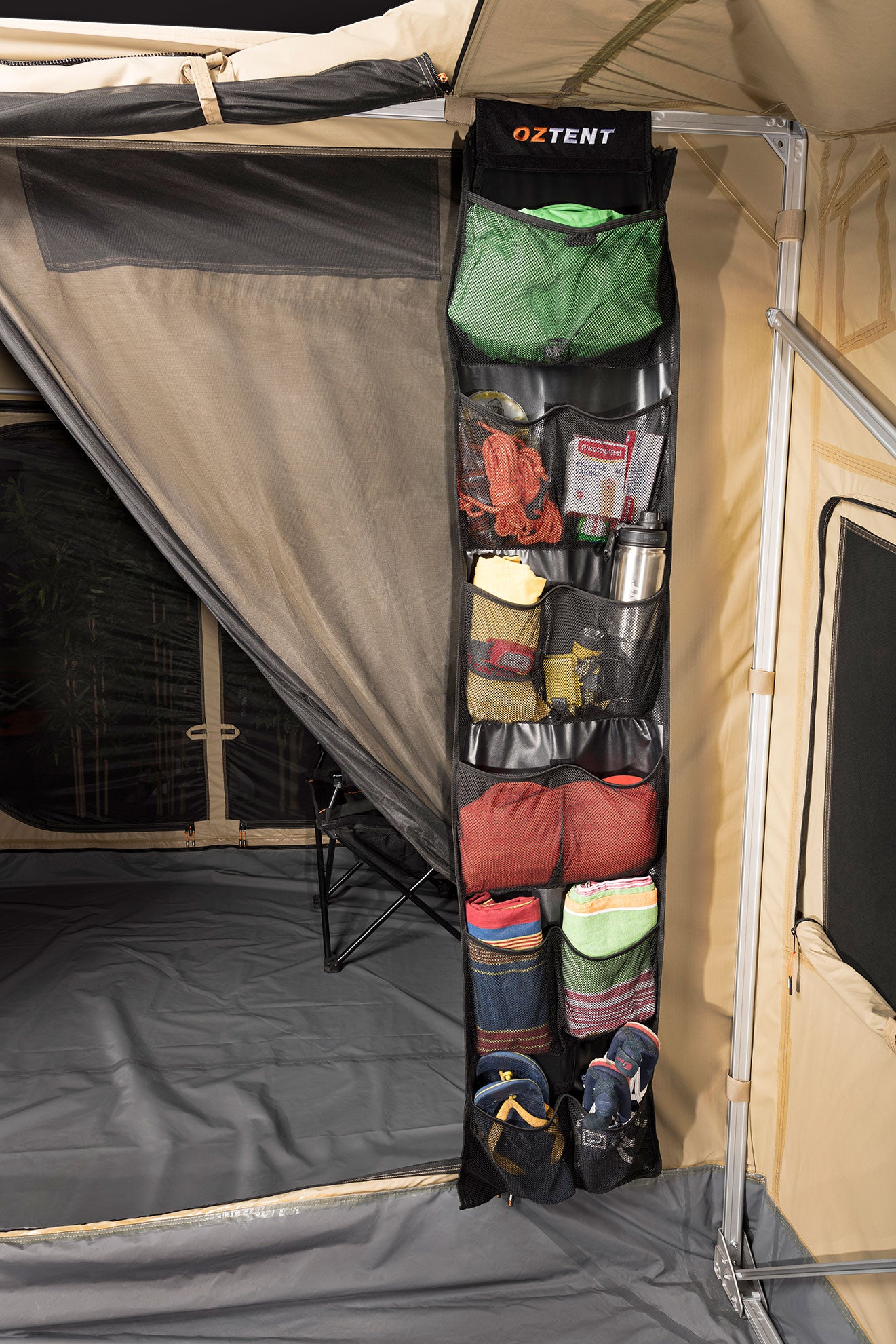 Oztent Hanging Storage Pockets - Durable Camping Gear Organizer for Tents, RVs & Outdoor Adventures - Perfect for Storing Accessories, Phones & Essentials