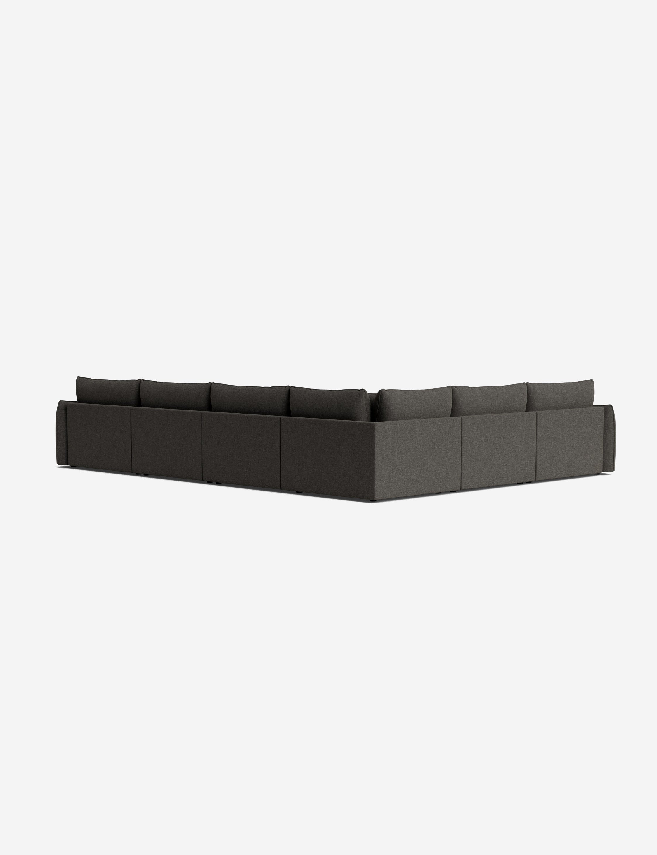 Balmer Modular Corner Sectional Sofa - Modern L-Shaped Couch for Living Room, Home Theater & Lounge Areas | Customizable Configurations