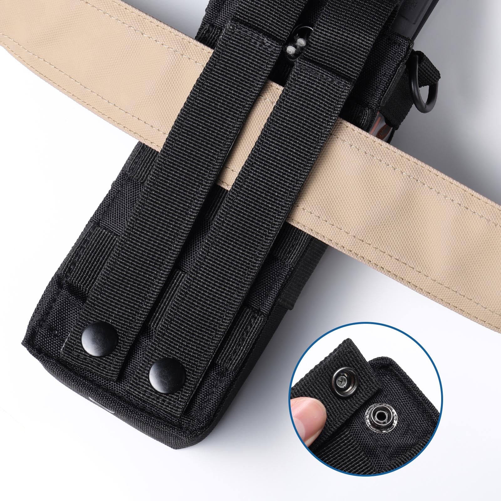 BAOFENG RCH 25 Nylon Radio Case Holder - Durable Tactical Radio Pouch for UV-25 Walkie Talkie | Protective Storage for Outdoor, Hunting, and Emergency Communication