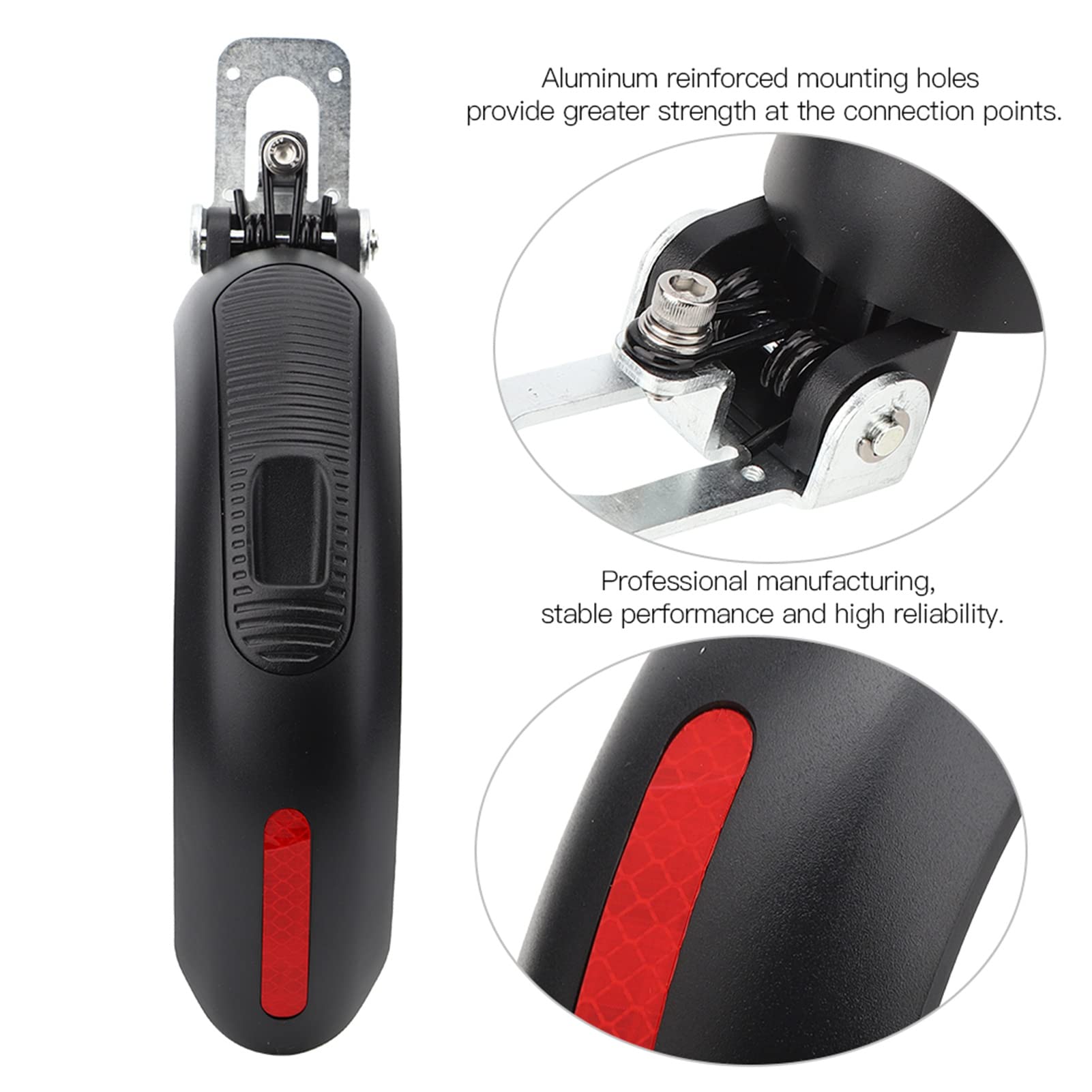 Universal Electric Scooter Rear Mudguard - Waterproof Splash Guard Compatible with ES1/ES2/ES3/ES4 Models - Perfect for Commuting & Urban Riding Accessories