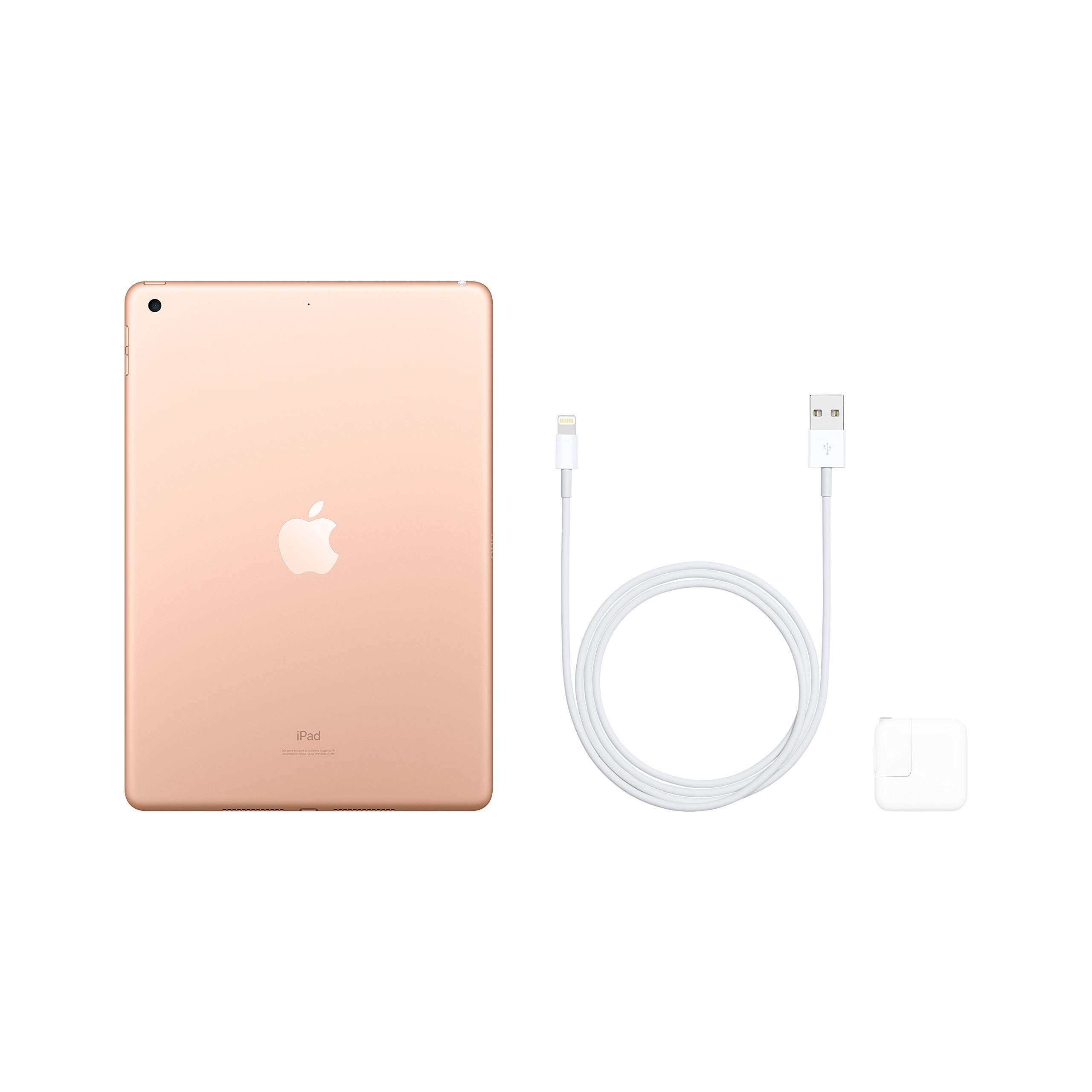 2019 Apple iPad 10.2-inch Wi-Fi 128GB Gold (Renewed) - Perfect for Students, Professionals & Home Entertainment