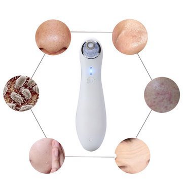 Rechargeable Electric Blackhead Remover Tool - Portable Facial Pore Cleaner for Acne & Blackhead Removal | Skin Tightening & Deep Cleansing | Perfect for Travel & Home Skincare Routine
