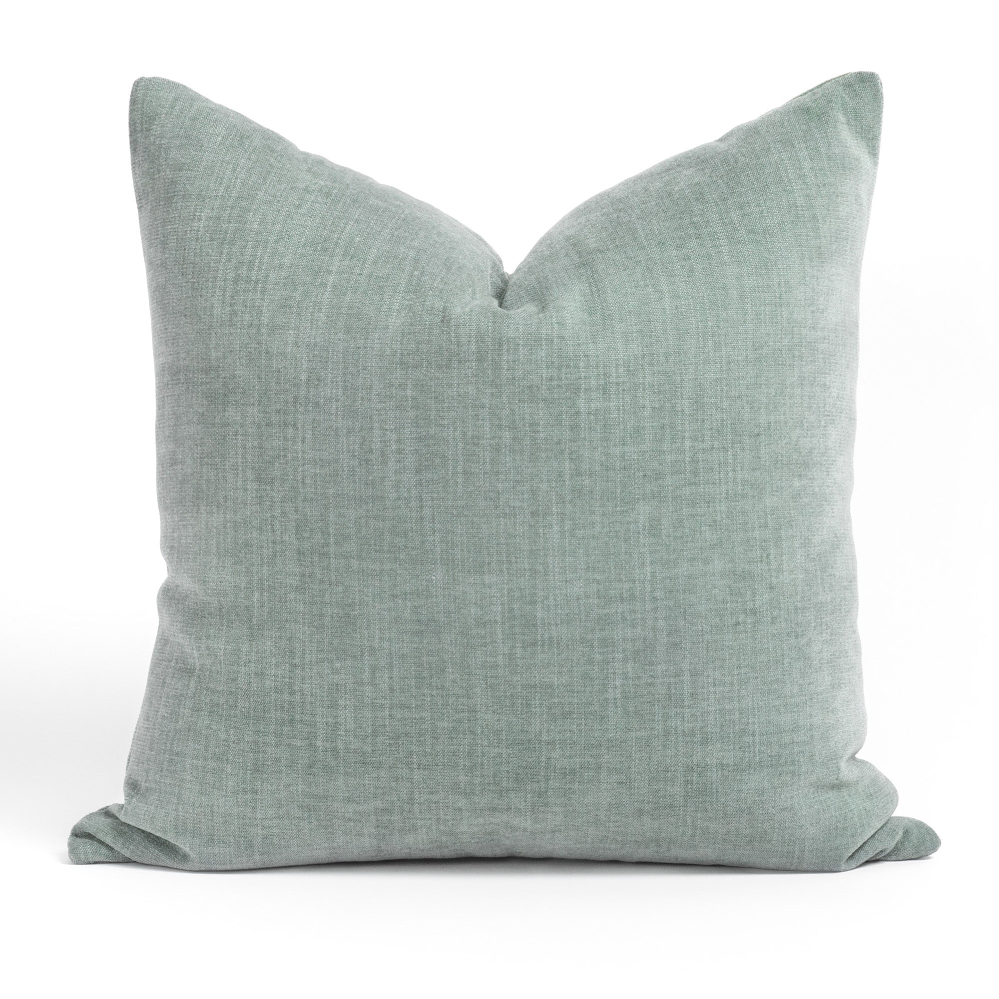 Orson 20x20 Inch Decorative Throw Pillow Cover - Soft Celadon Green Cushion for Sofa, Bed, Living Room & Home Decor