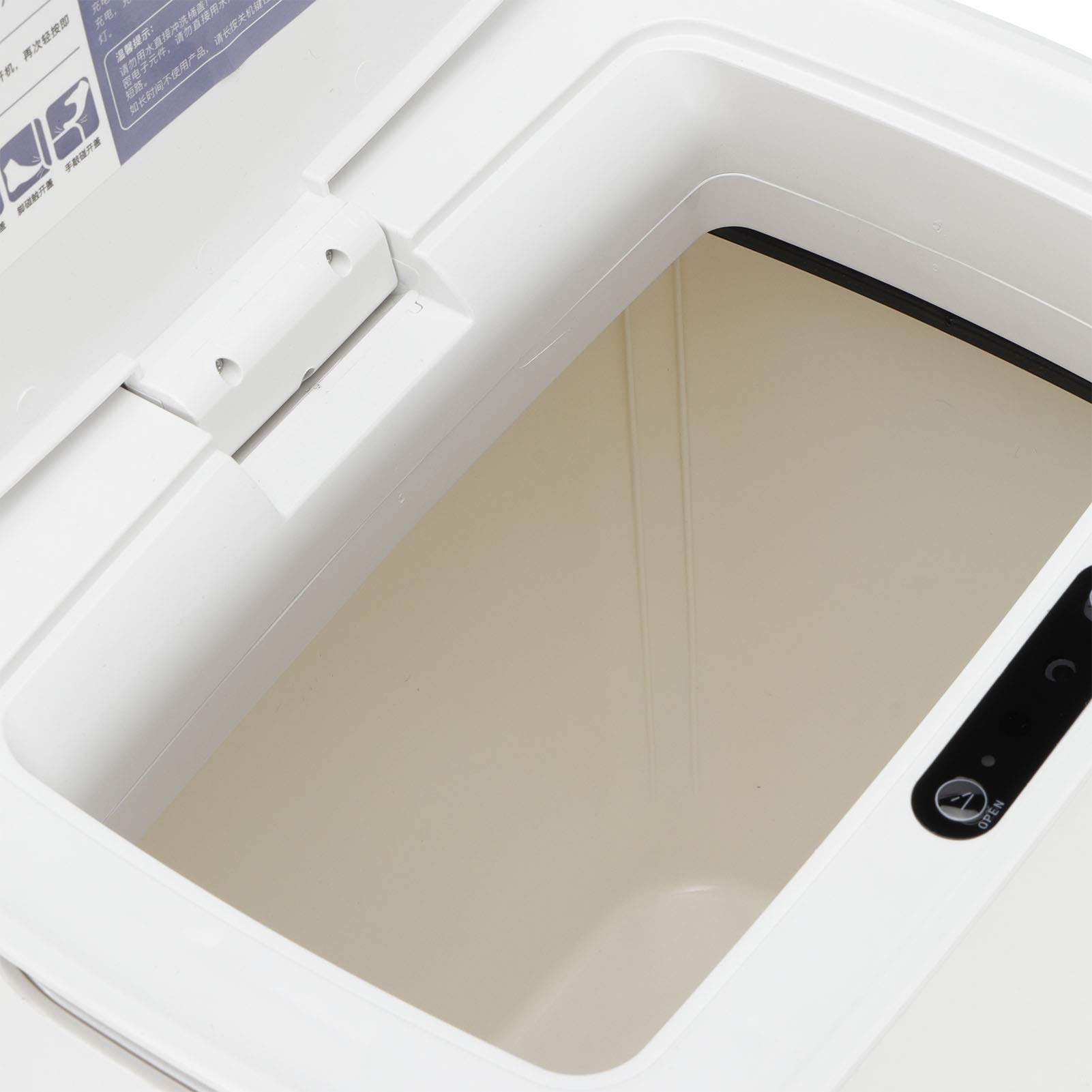 Automatic Infrared Motion Sensor Trash Can with Delayed Closing - Hands-Free Touchless Garbage Bin for Kitchen, Bathroom, Bedroom & Living Room - Perfect for Home, Office & Commercial Use