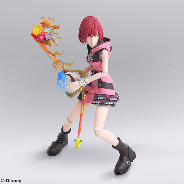 Bring Arts Kingdom Hearts III Kairi Action Figure by Square Enix - Collectible Anime Character Statue for Gamers & Fans | Perfect for Display, Gifts, and Cosplay Inspiration