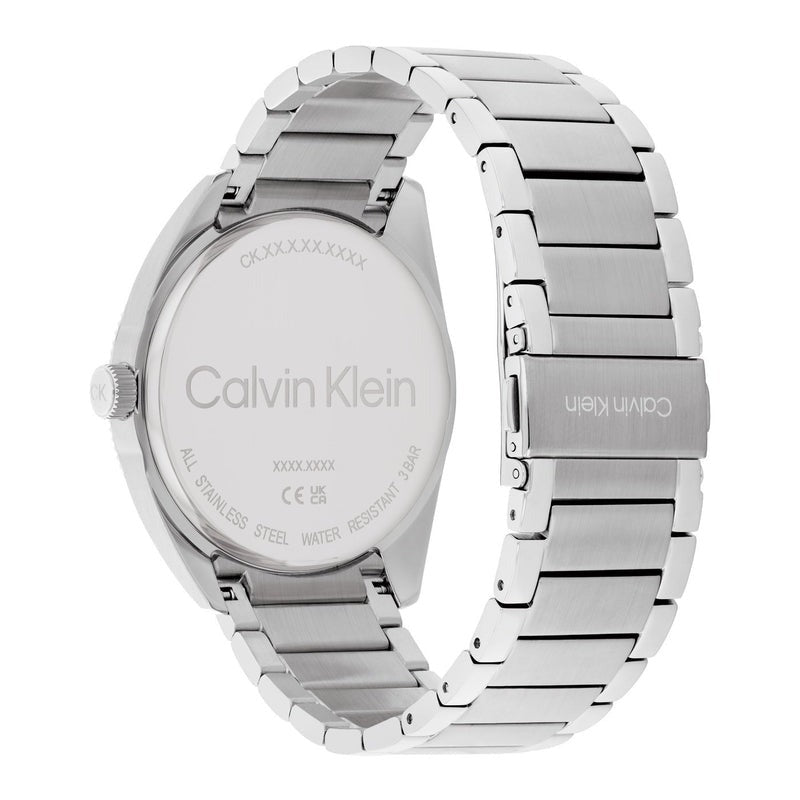 Calvin Klein Progress Blue Dial Men's Stainless Steel Watch 25200446 - Stylish & Durable for Business, Casual & Everyday Wear