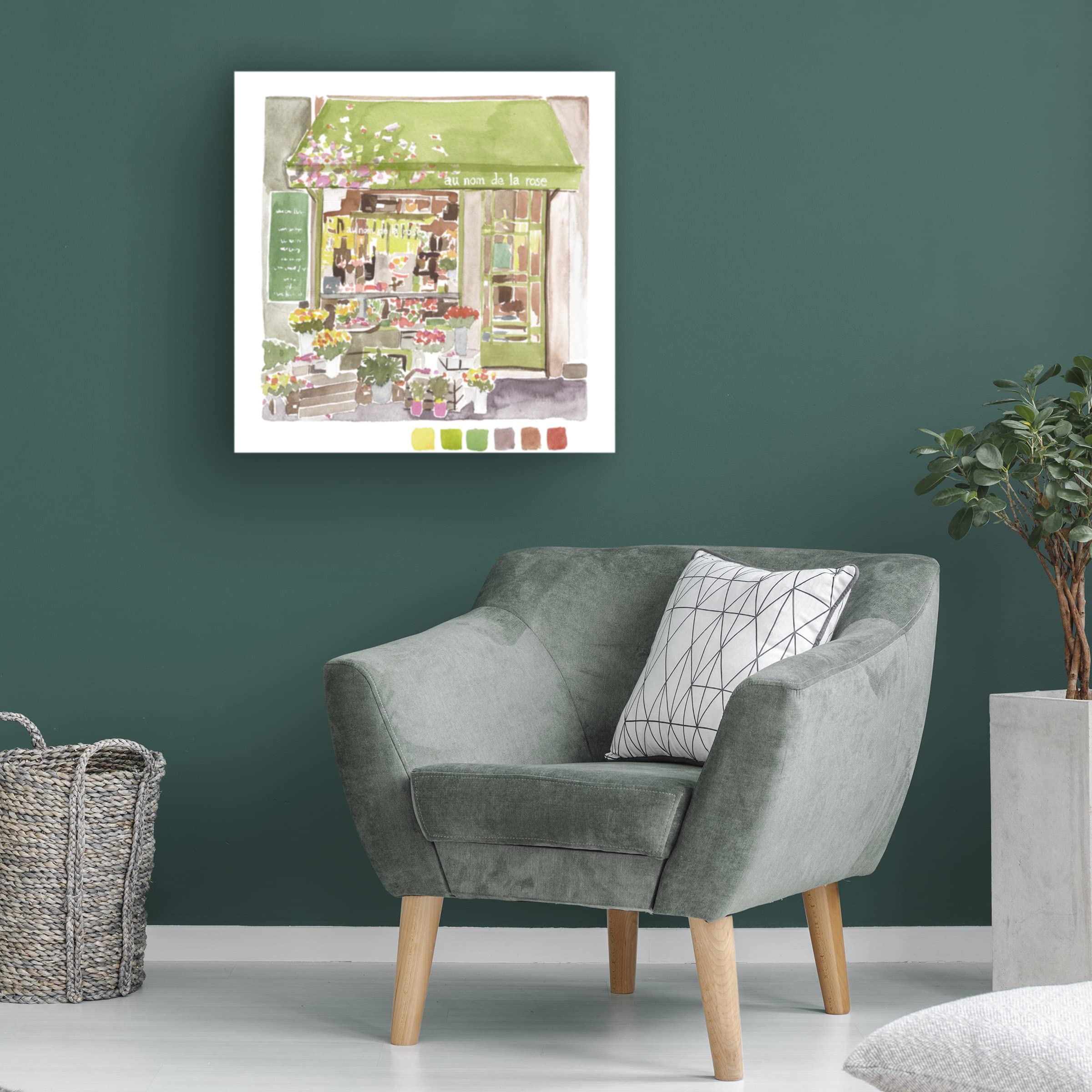 Trademark Fine Art 'Take Me Back I' Canvas Wall Art by Melissa Wang - Perfect for Living Room, Bedroom & Office Decor