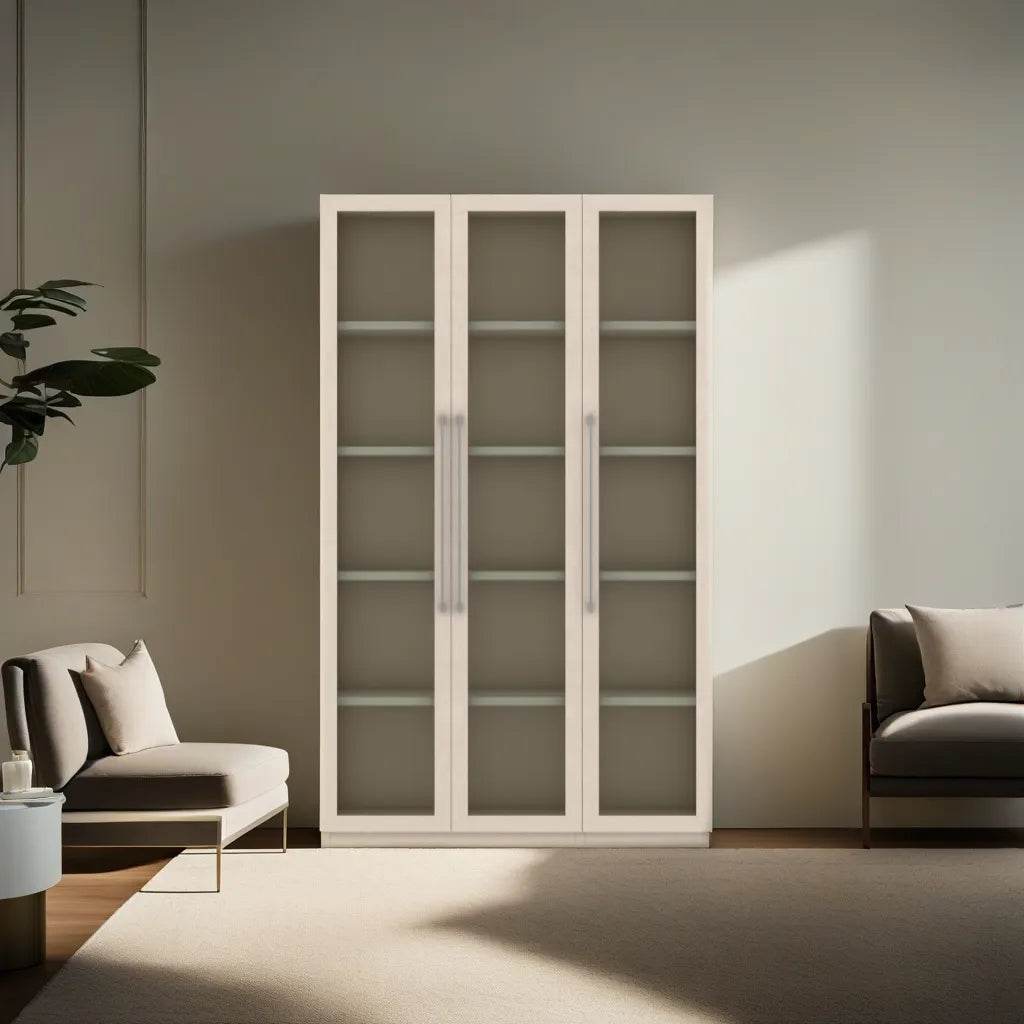 Micah VII Display Bookshelf - Modern Wooden Bookcase with 5 Shelves, Stylish Home Decor for Living Room, Bedroom & Office - Perfect for Organizing Books, Photos & Decorative Items