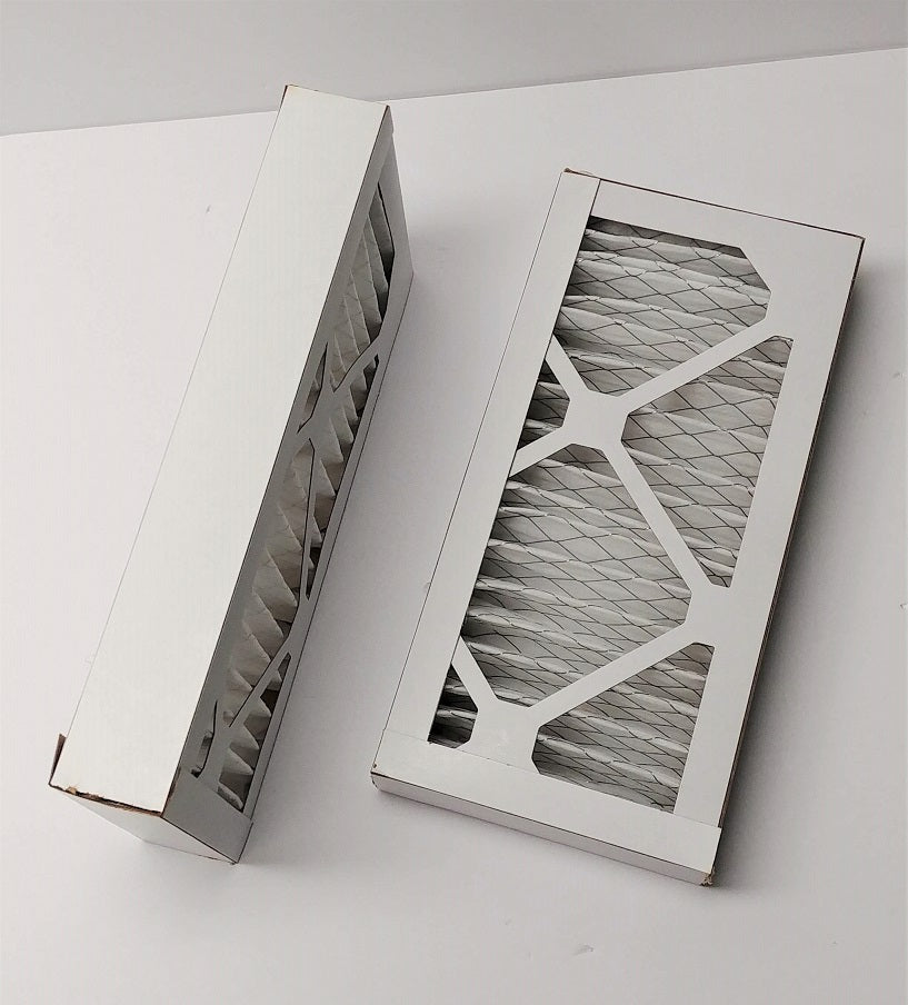 Fantech 428526 MERV 8 HRV Replacement Filter Kit for HERO 150H - 12 x 5.75 x 2 Inches (Set of 2) - Compatible with Home Ventilation Systems, Improves Indoor Air Quality for Allergies & Asthma Relief