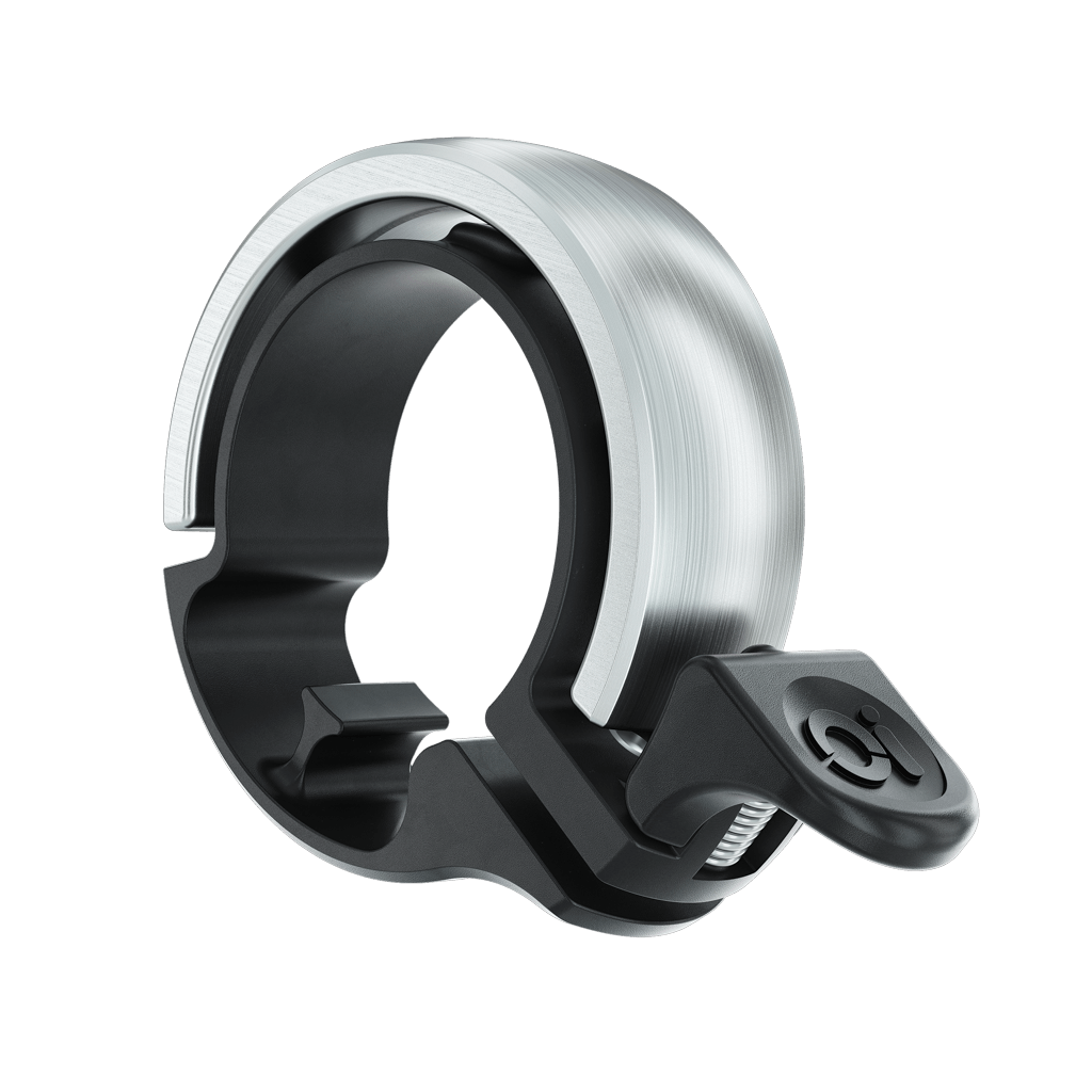 Knog Oi Classic Bike Bell - Durable & Loud Bicycle Bell for Road, Mountain & Commuter Bikes - Perfect for Urban Cycling & Outdoor Adventures