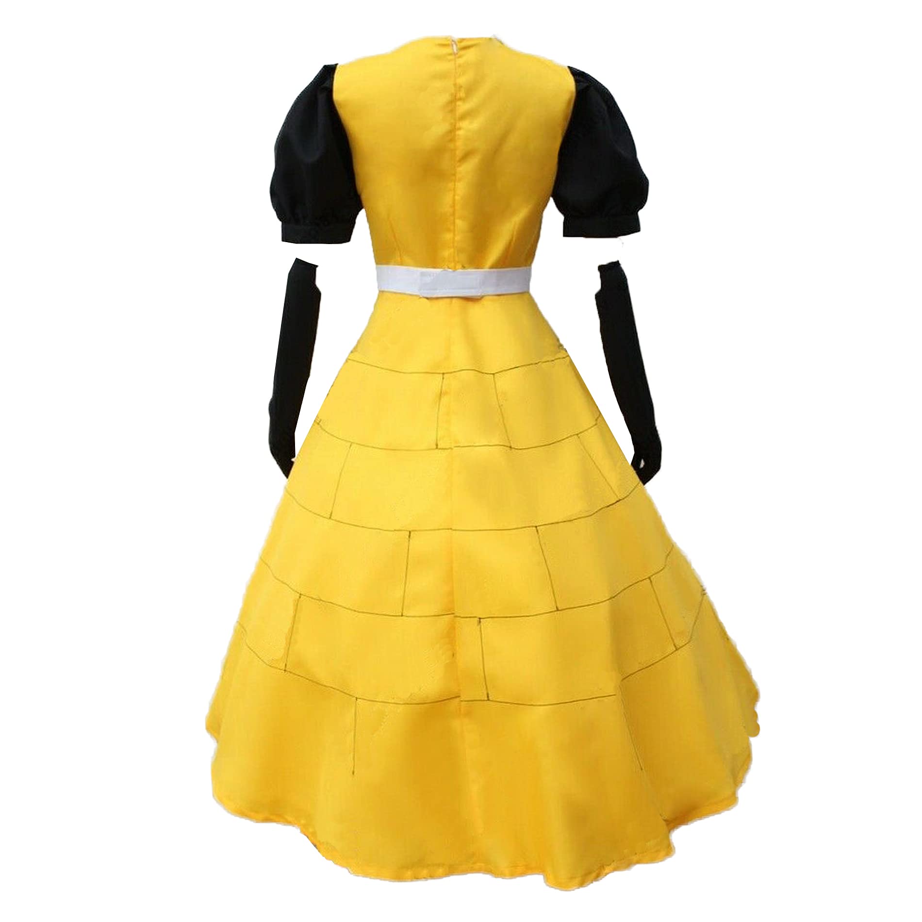 Anime Bill Cipher Princess Dress Cosplay Costume - Official Gravity Falls Cosplay Outfit for Halloween, Comic Con & Themed Parties