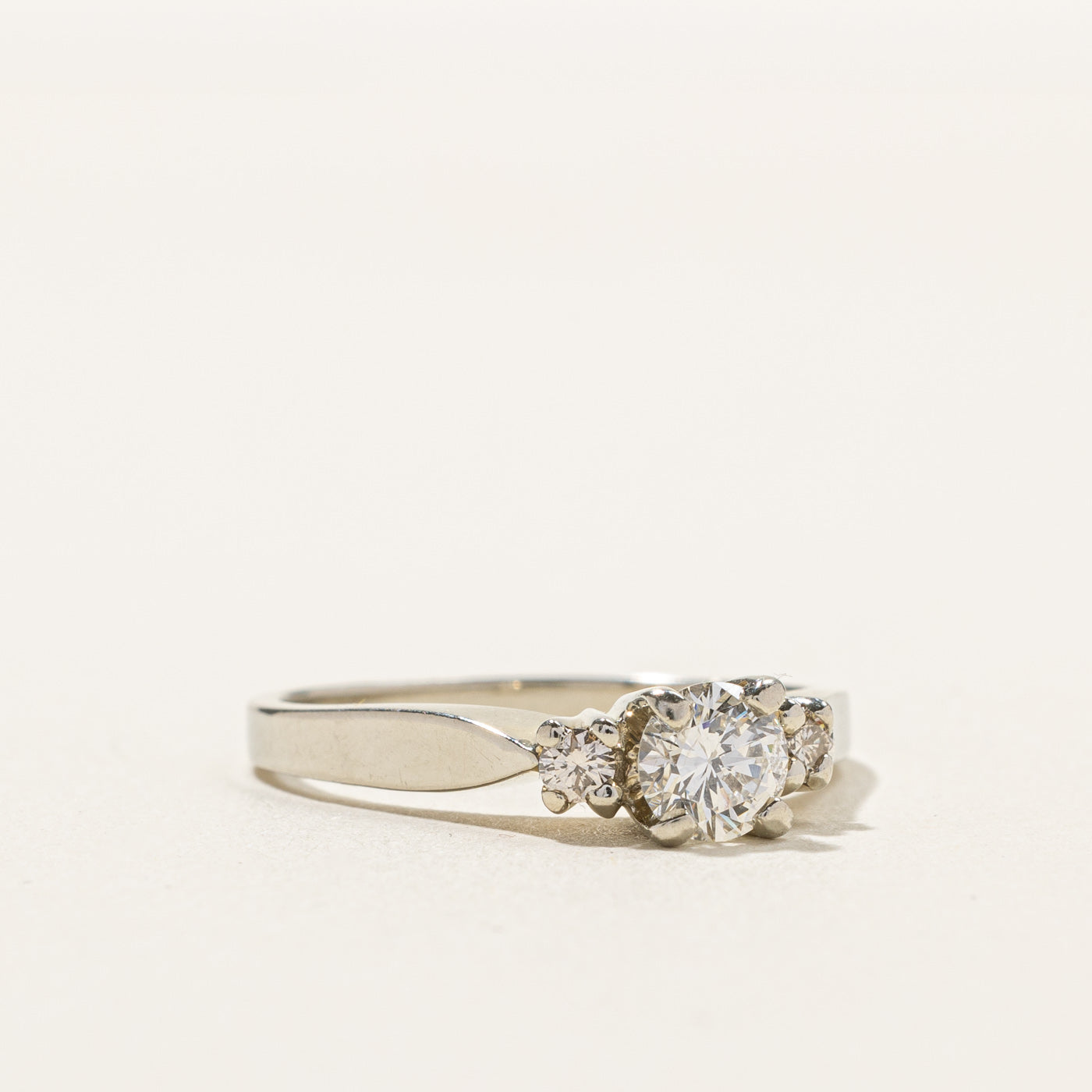 0.50ctw Three Stone Diamond Ring - Size 6.5 | Elegant Engagement, Wedding & Anniversary Jewelry Gift for Women
