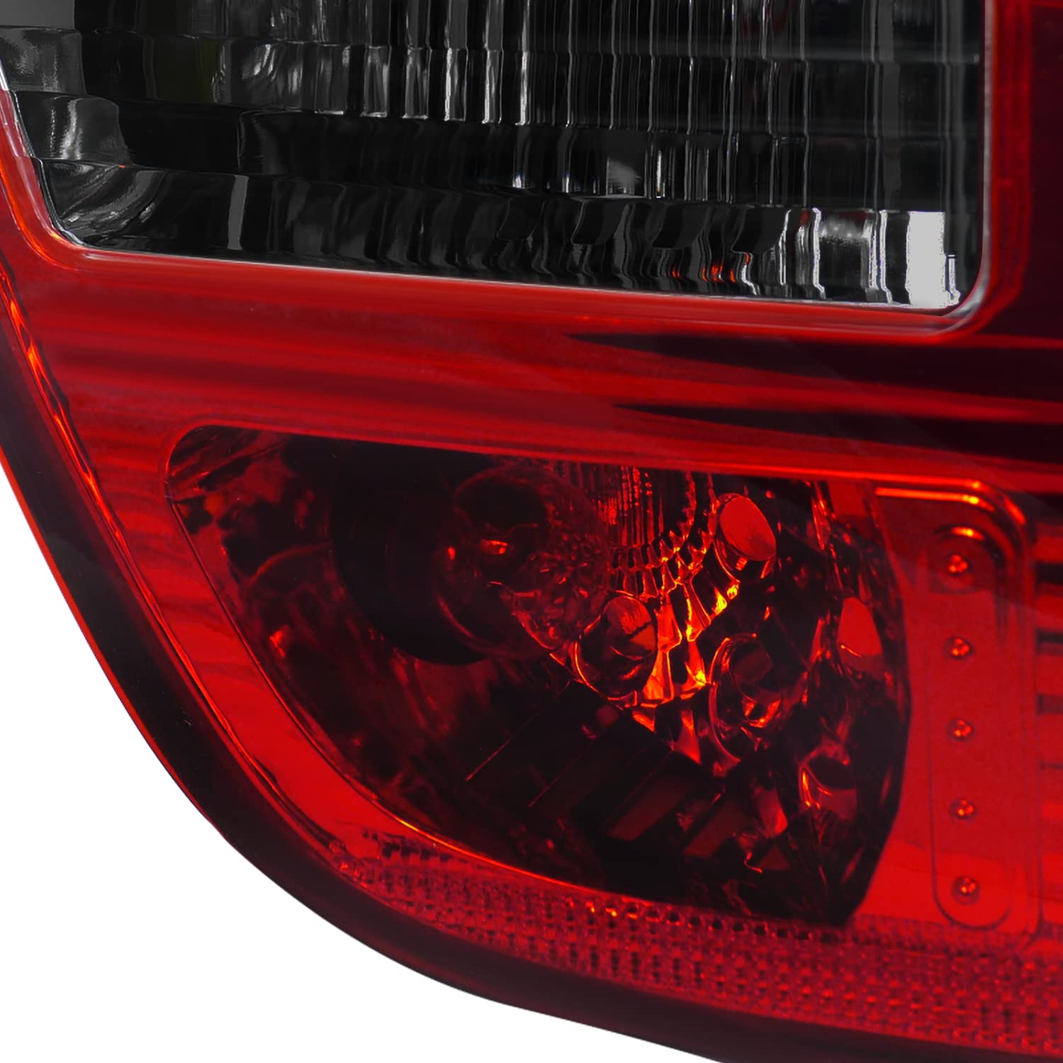 SPEC-D TUNING Red Smoke Lens Tail Lights for 2000-2006 BMW E53 X5 - Left & Right Pair Assembly - Upgrade Your Ride with Stylish LED Tail Lights for Enhanced Visibility & Night Driving Safety