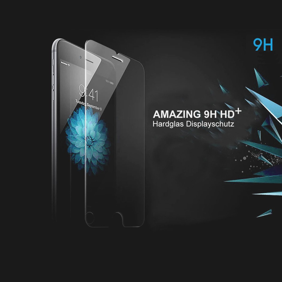 Premium 9H Tempered Glass Screen Protector for iPad Air/Air 2/Pro 9.7