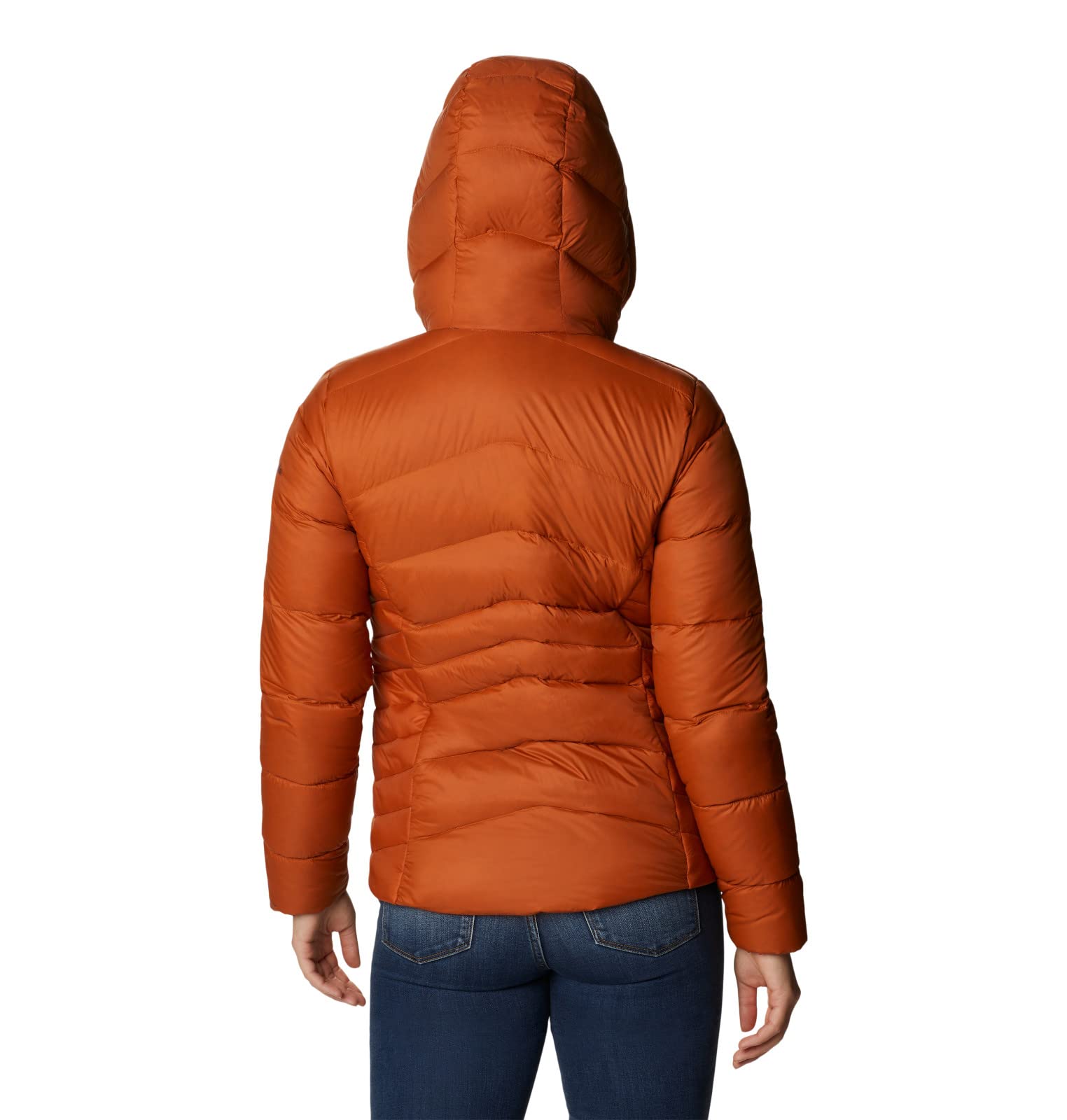 Columbia Women's Autumn Park Down Hooded Jacket - Lightweight Warm Winter Coat for Hiking, Travel & Outdoor Activities