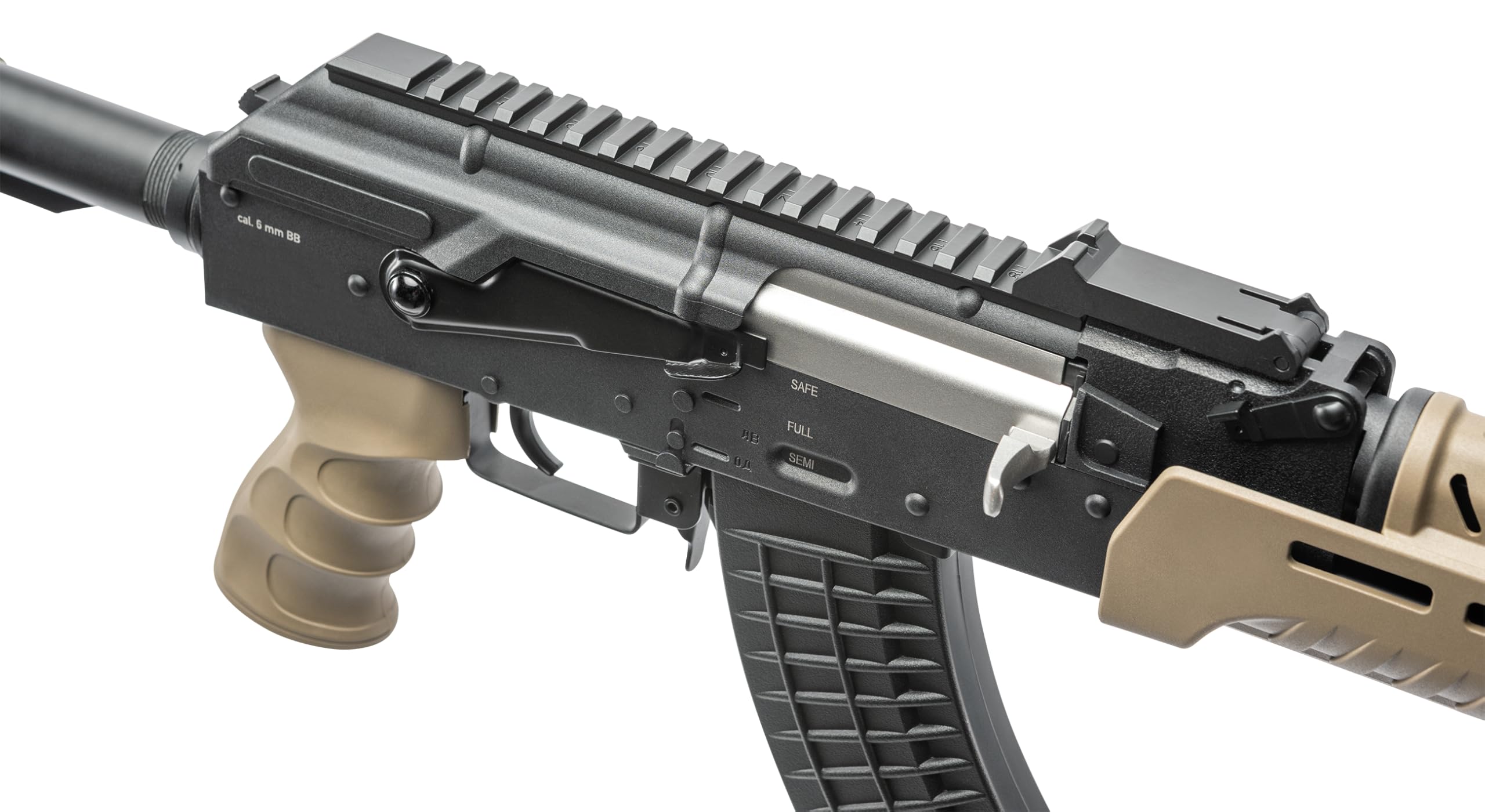 Elite Force AKX AEG Automatic 6mm BB Rifle Airsoft Gun with Built-in EyeTrace LED Tracer Unit - Perfect for Tactical Training, Airsoft Battles & Outdoor Shooting Games
