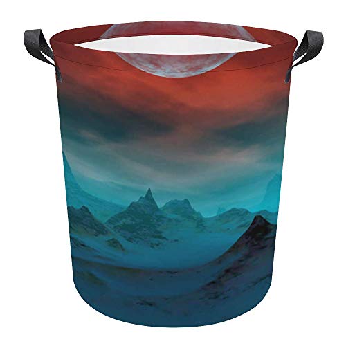 Mountains Atmosphere Reddish Clouds Planet