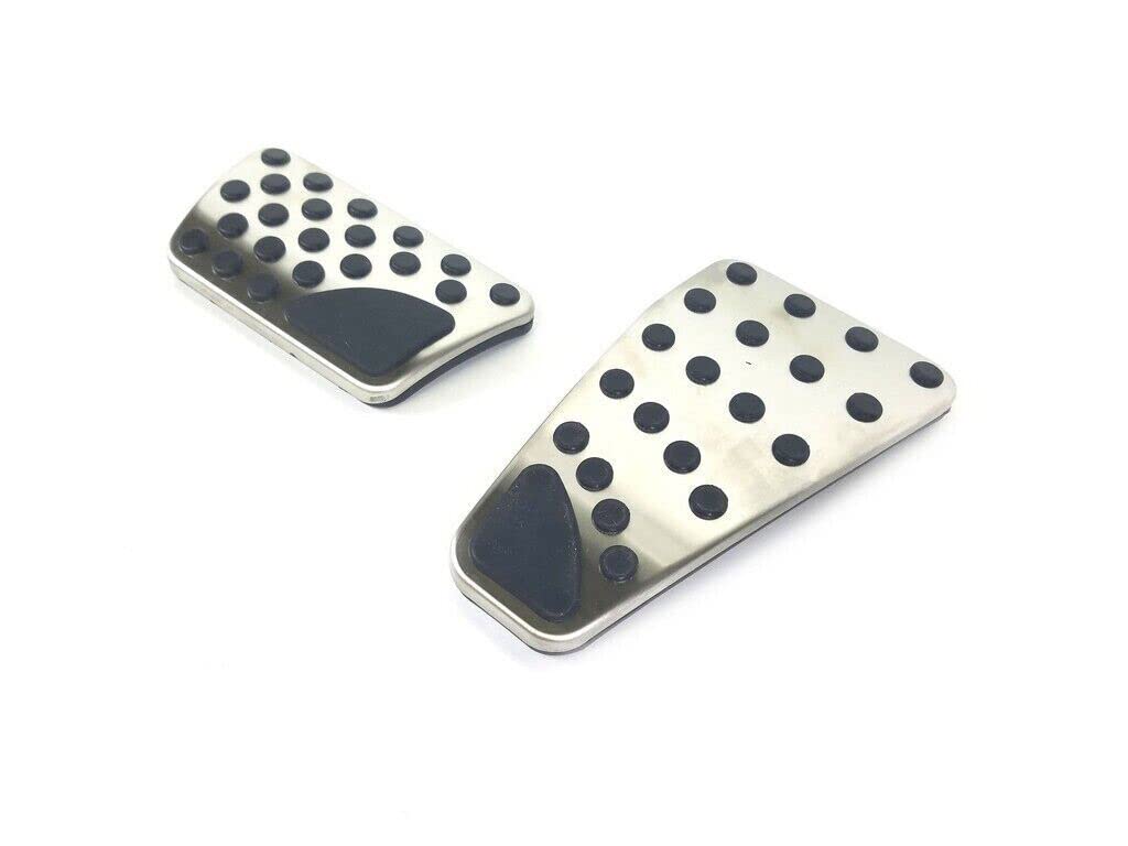 Mopar Bright Pedal Kit 82212138 - Non-Slip Aluminum Foot Pedals for Jeep Wrangler & Gladiator - Off-Road & Daily Driving Upgrade