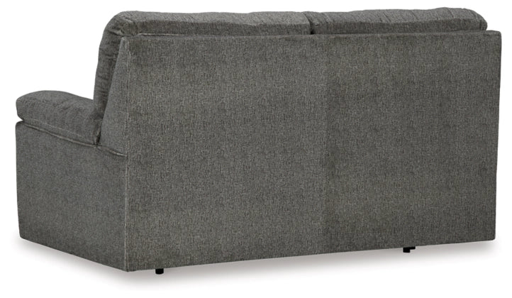 Bindura Glider Loveseat - Comfortable Small Space Gliding Chair for Nursery, Living Room & Patio - Perfect for Breastfeeding, Relaxing & Reading