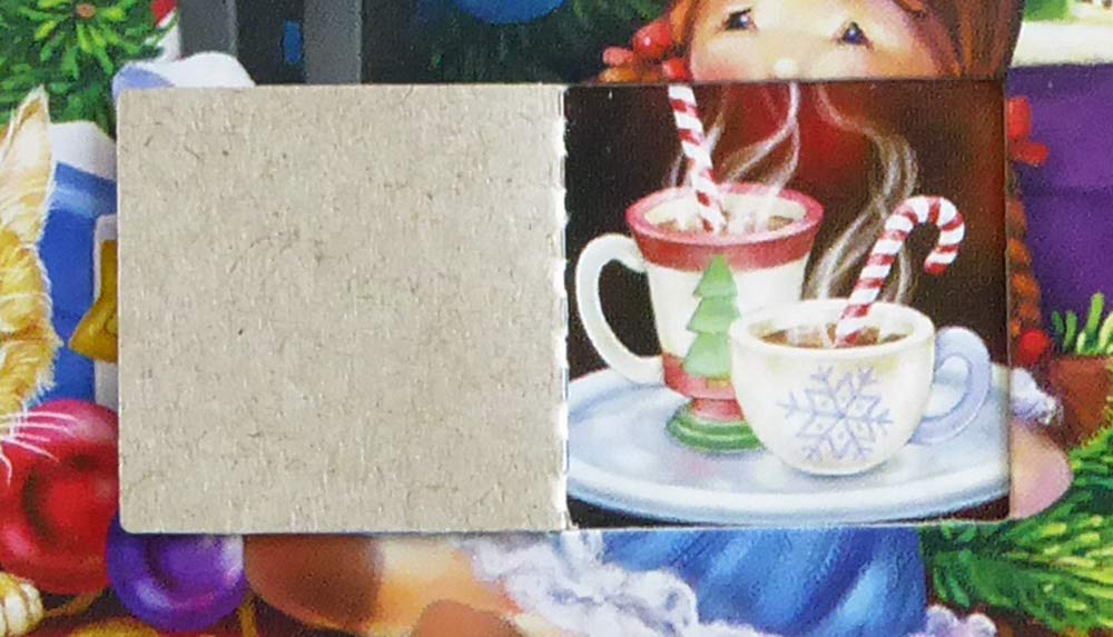 Vermont Christmas Company Advent Calendar - Countdown to Christmas with Star Topper & Holiday Pictures | Perfect for Home Decor, Gift Giving & Holiday Traditions