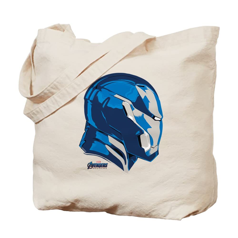 Iron Man Tote Bag - Natural Canvas Reusable Shopping Bag for Groceries, Beach & Comic Con | Marvel Superhero Gift for Fans