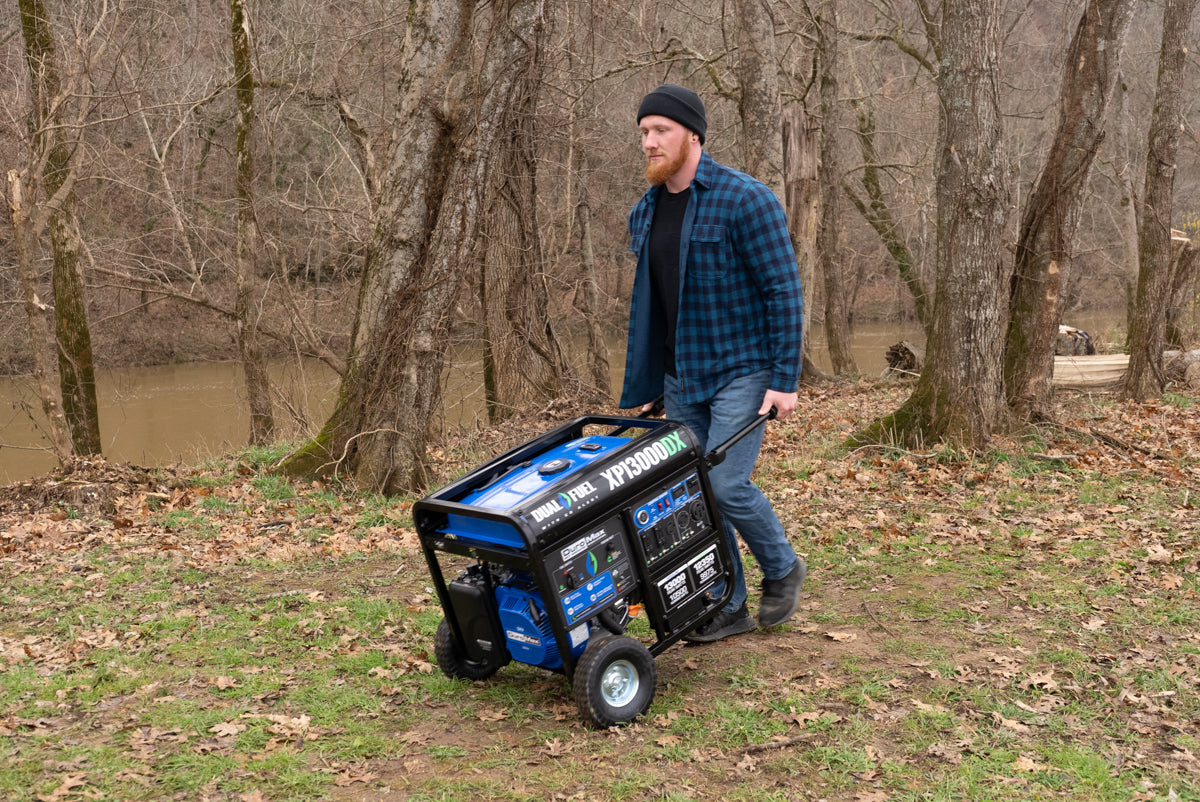 13,000W Dual Fuel Portable Generator with CO Alert - Reliable Backup Power for Home, Camping & Emergency Use