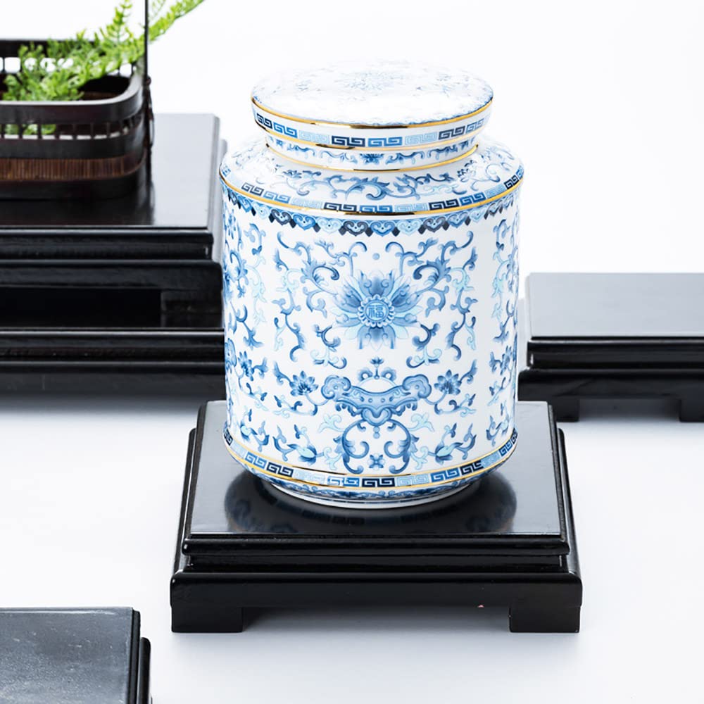 GOLDY&WENDY Handcrafted Wooden Display Stand - Square Pedestal for Vases, Plants, Teapots & Buddha Statues | Home Decor, Shelf Organizer & Tabletop Display Riser