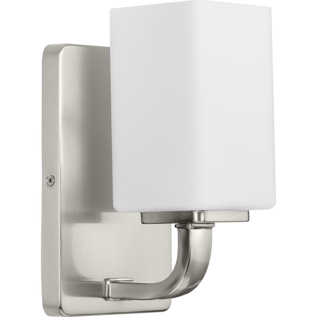 Cowan Collection Modern One Light Etched Opal Glass Bathroom Vanity Light Fixture - Perfect for Bathroom, Powder Room, and Dressing Area Lighting
