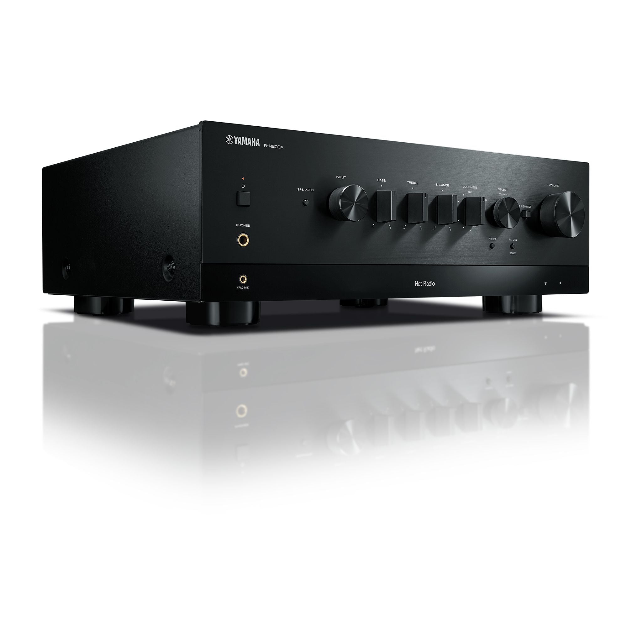Yamaha R-N800A Stereo Network Receiver - Hi-Fi Audio Amplifier with Bluetooth, Wi-Fi & Streaming for Home Theater & Music Listening