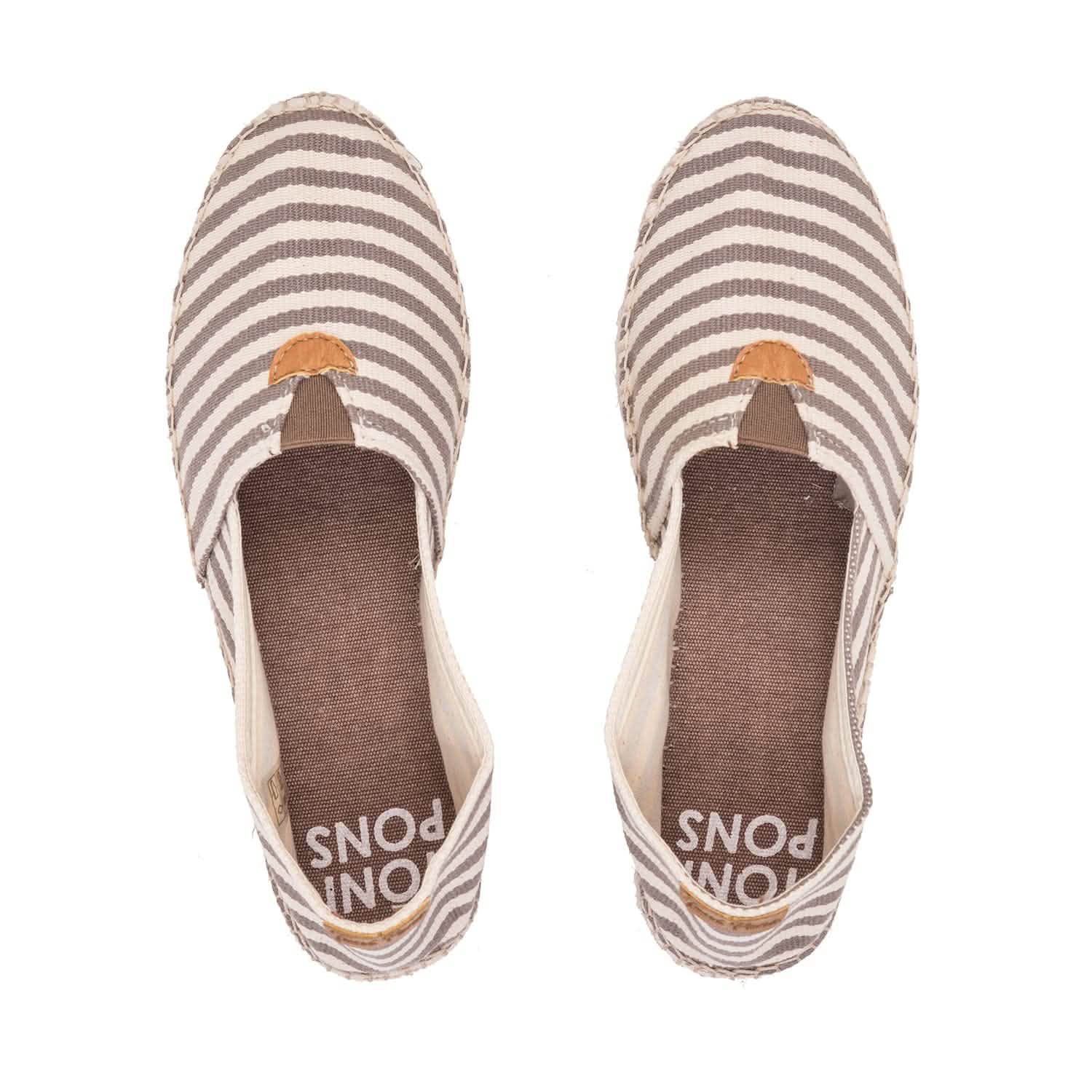Eco-Friendly Striped Vegan Espadrilles - Unisex Cotton Blend Comfort Shoes for Beach, Summer & Casual Wear | Blanes DD