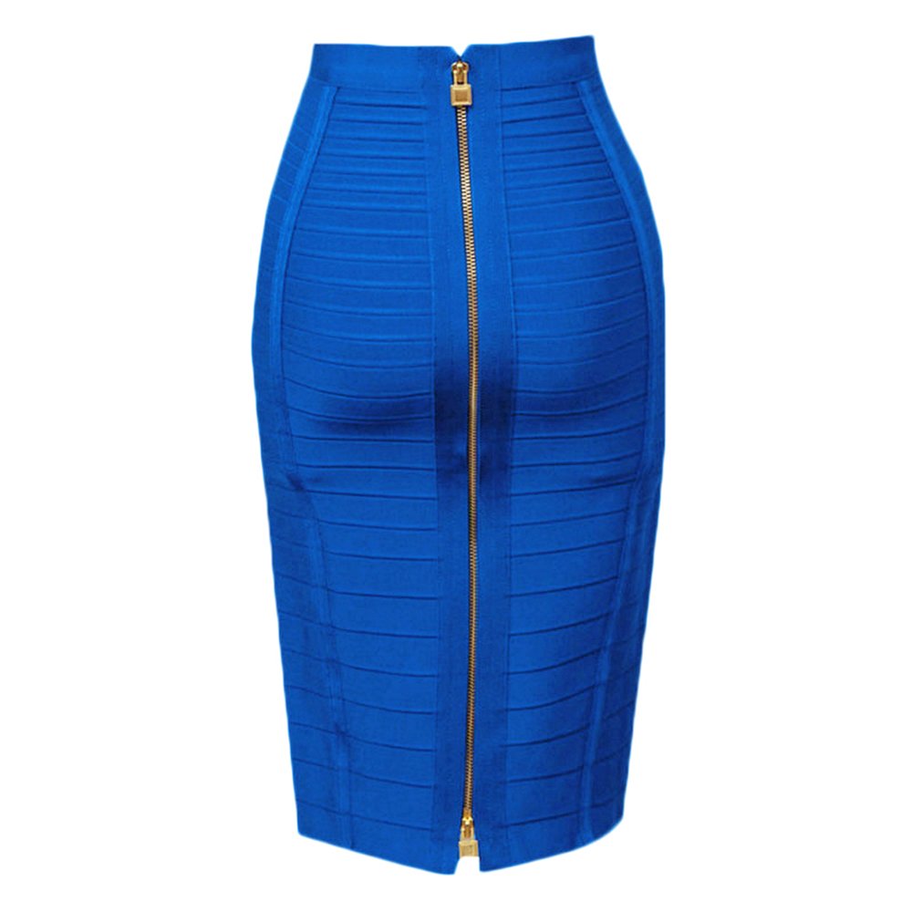 Women's High Waist Stretchy Rayon Bandage Pencil Skirt - Slim Fit Bodycon Mini Skirt for Work, Party & Night Out