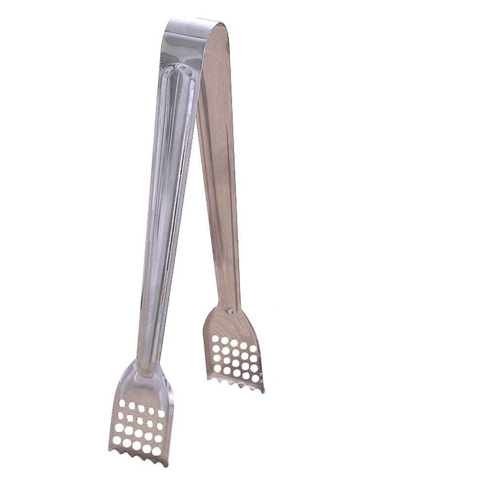 Premium Stainless Steel BBQ Tongs - Heat-Resistant, Non-Slip Grip for Grilling, Baking & Cooking - Perfect for Barbecue, Pastry Handling & Kitchen Use (17cm)