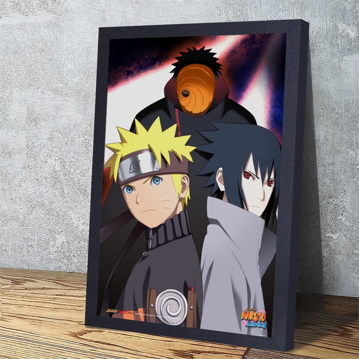 Naruto Shippuden Tobi Mask Poster - 11x17 Inch Anime Wall Art for Bedroom, Living Room, Office & Home Decor - Perfect for Anime Fans & Japanese Pop Culture Enthusiasts