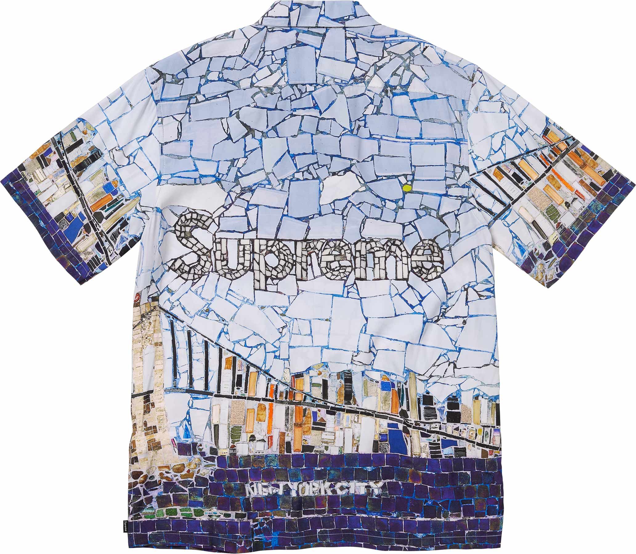Supreme Mosaic Short Sleeve Shirt for Men - Trendy Graphic Tee for Streetwear & Casual Outfits - Perfect for Summer, Concerts, and Everyday Wear