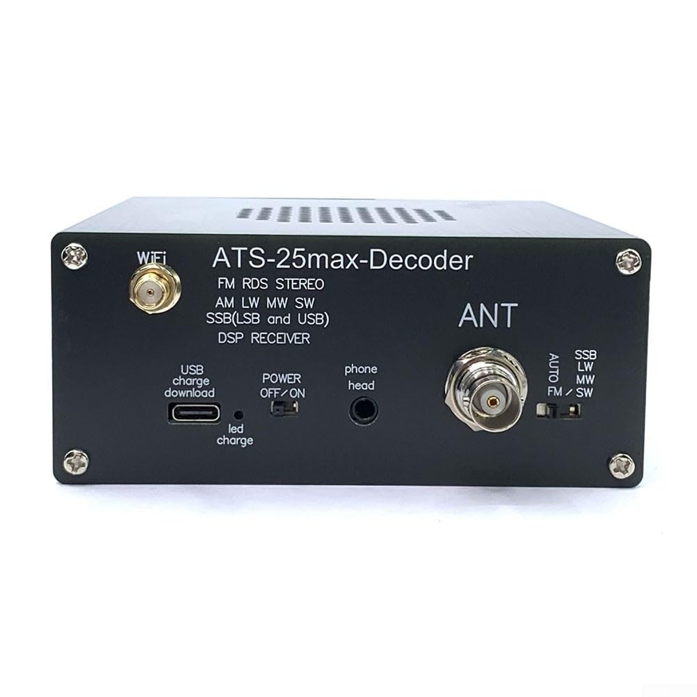 GLOBALHUT ATS-25 Max SSB Radio Receiver with 3000mAh Built-in Lithium Battery, 2.4
