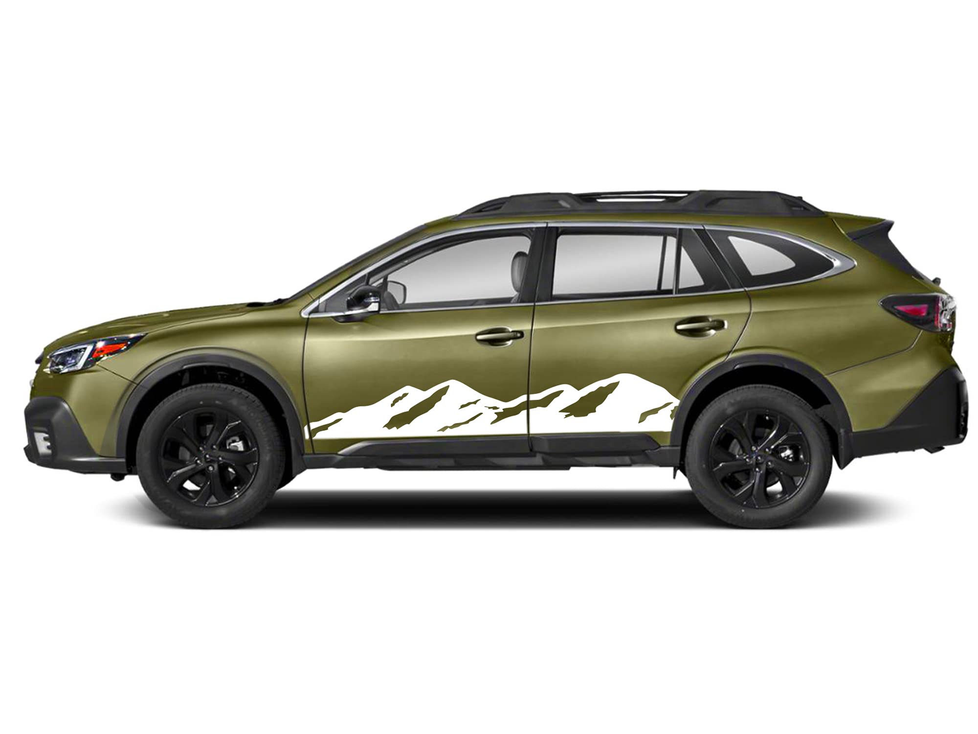 Premium Adventure Side Graphics Vinyl Decals for Subaru Outback - White | Waterproof & UV Resistant | Perfect for Off-Roading & Outdoor Enthusiasts
