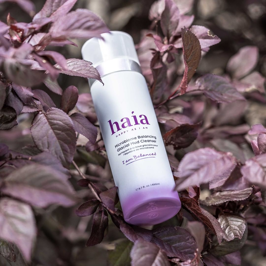 Haia I Am Balanced Microbiome Balancing Glacial Mud Cleanser - Gentle Face Wash for Sensitive Skin, Acne & Rosacea Relief - Perfect for Daily Skincare Routine & Spa Night Self-Care