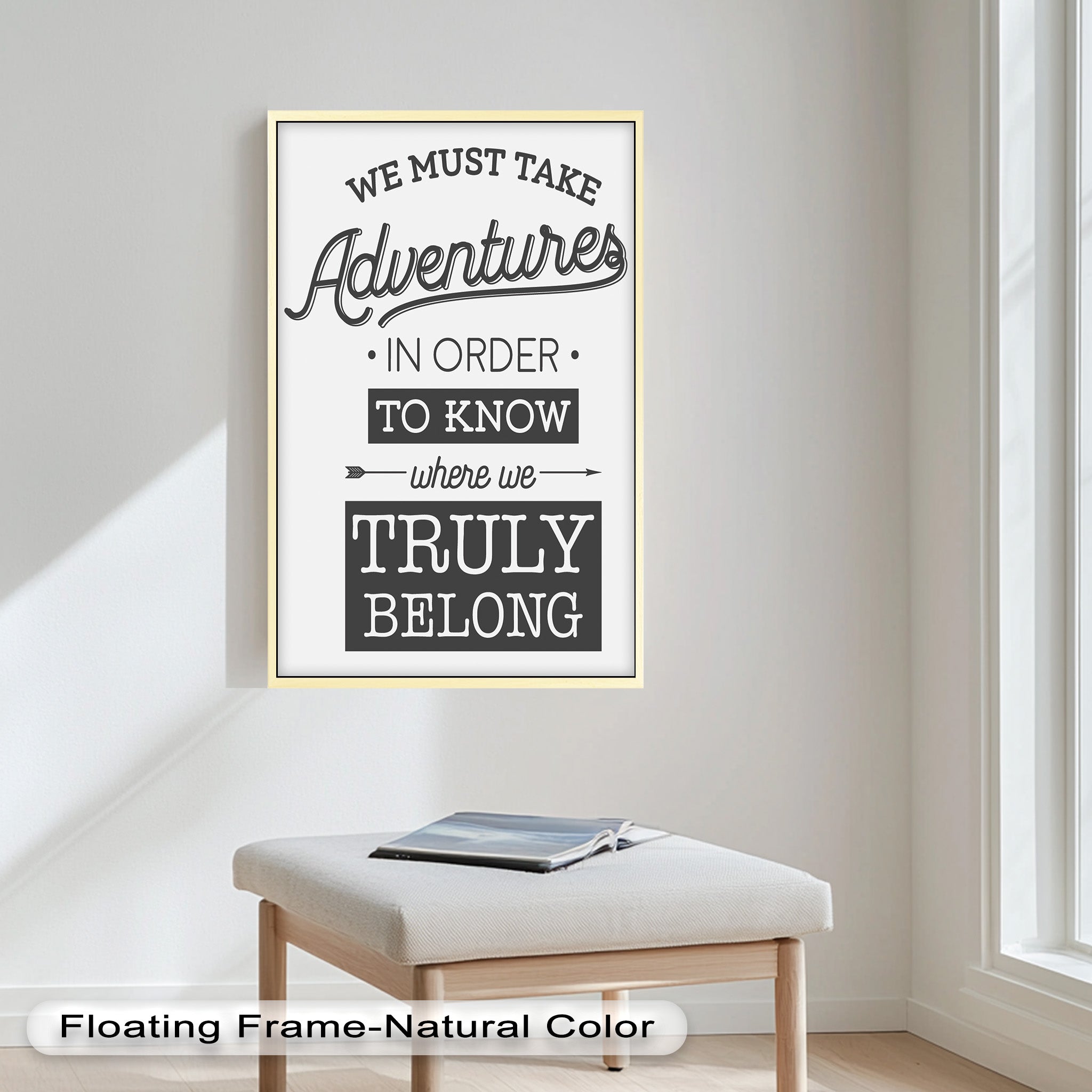 Adventurous Spirit Framed Oil Painting - Handmade Canvas Art for Living Room, Bedroom & Office Decor | Wall Art Gift for Home & Interior Design