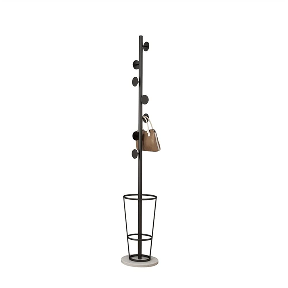 Nordic Style Metal Coat Rack Stand - Freestanding Hall Tree Entryway Organizer for Jackets, Hats, Scarves & Bags | Durable & Easy Assembly | Perfect for Entryway, Bedroom or Mudroom Organization